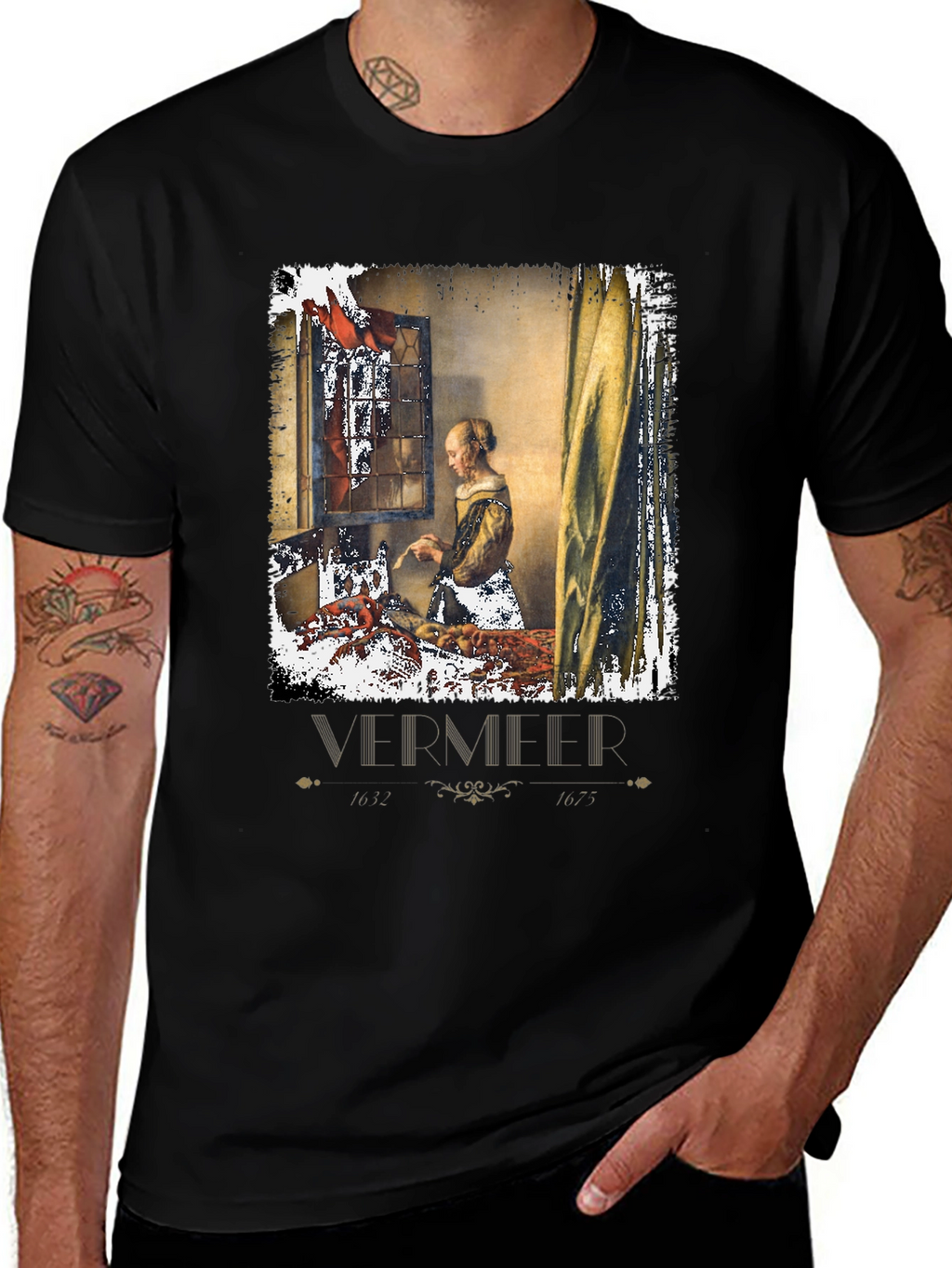 Vermeer Art T-Shirt: Classic Painting Tee