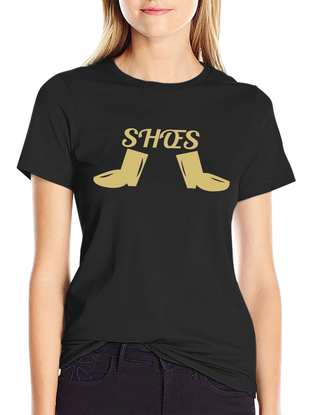 Shoes Graphic T-Shirt - Mens Black Tee
