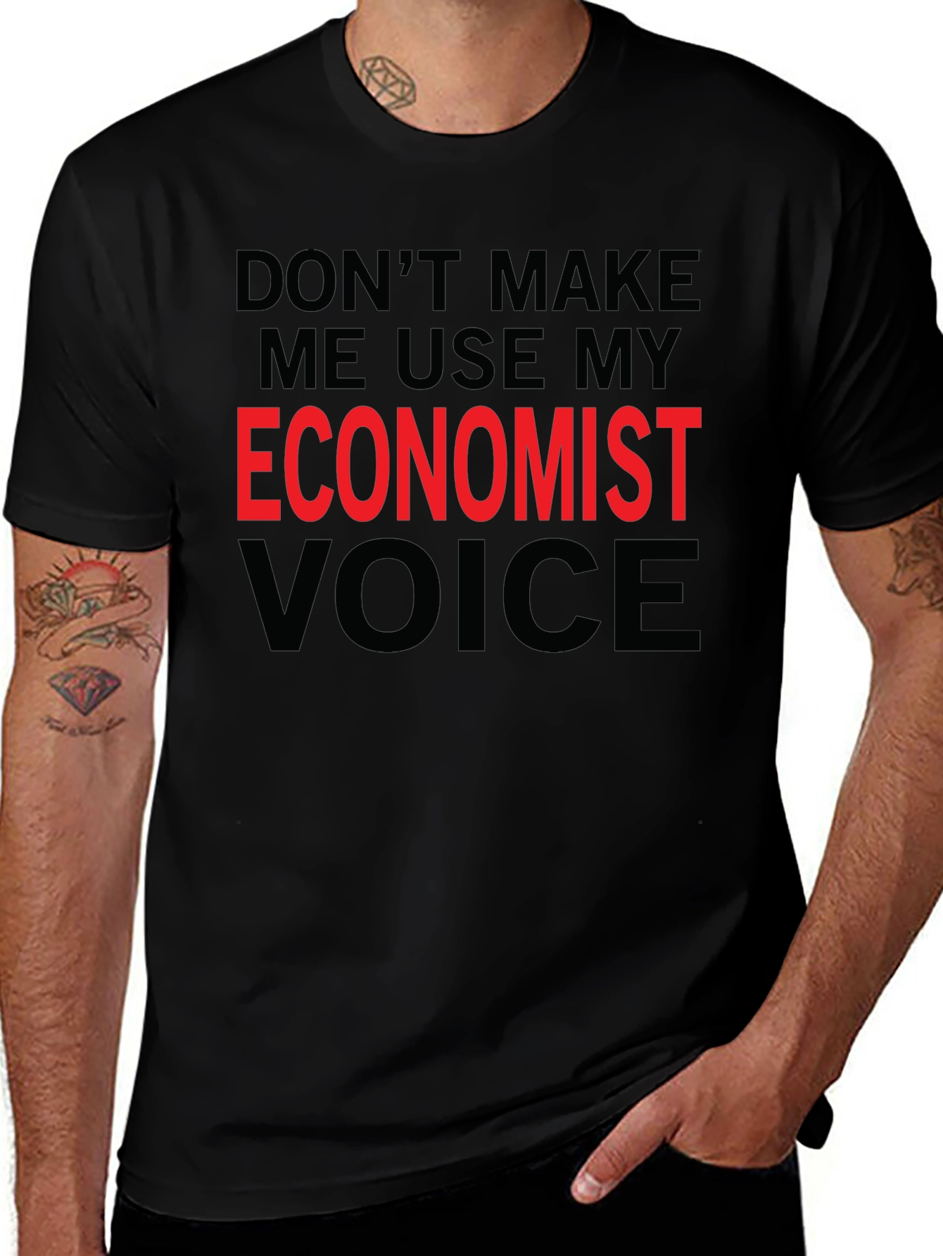 Economist Voice T-Shirt - Funny Profession Tee