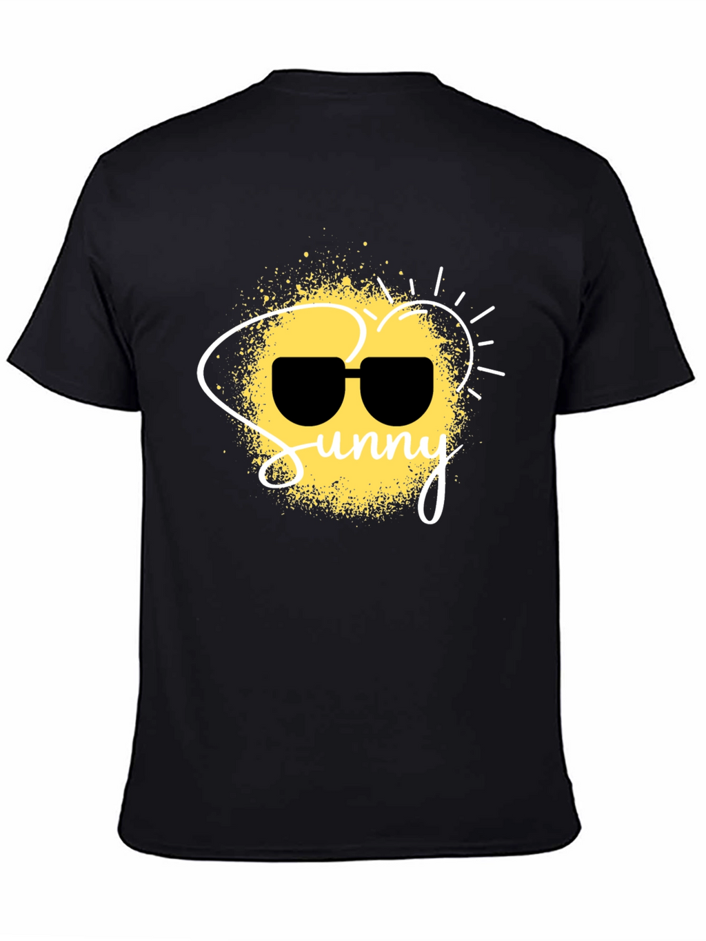 Sunny Graphic Black T-Shirt
