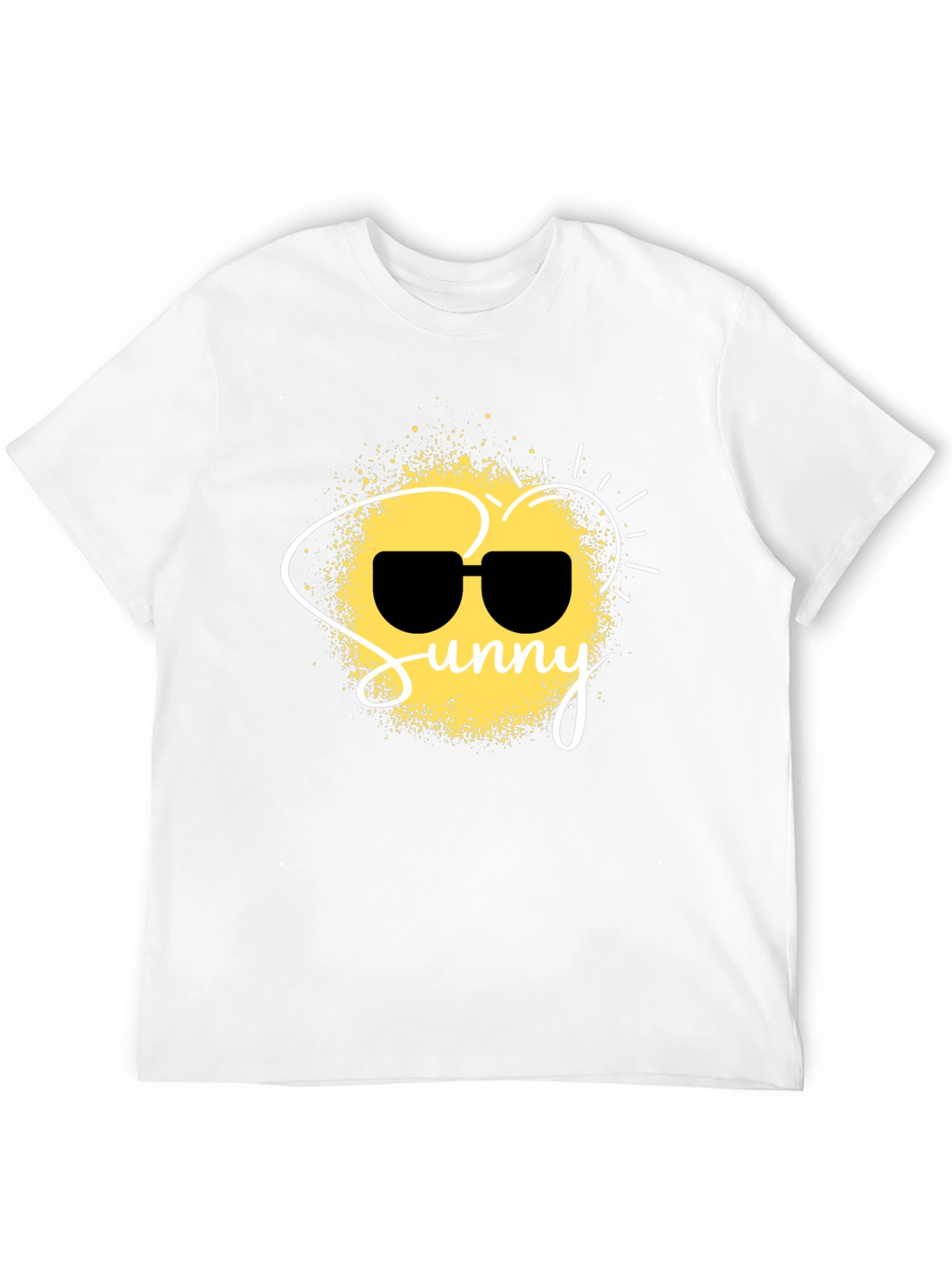 Sunny Graphic Black T-Shirt
