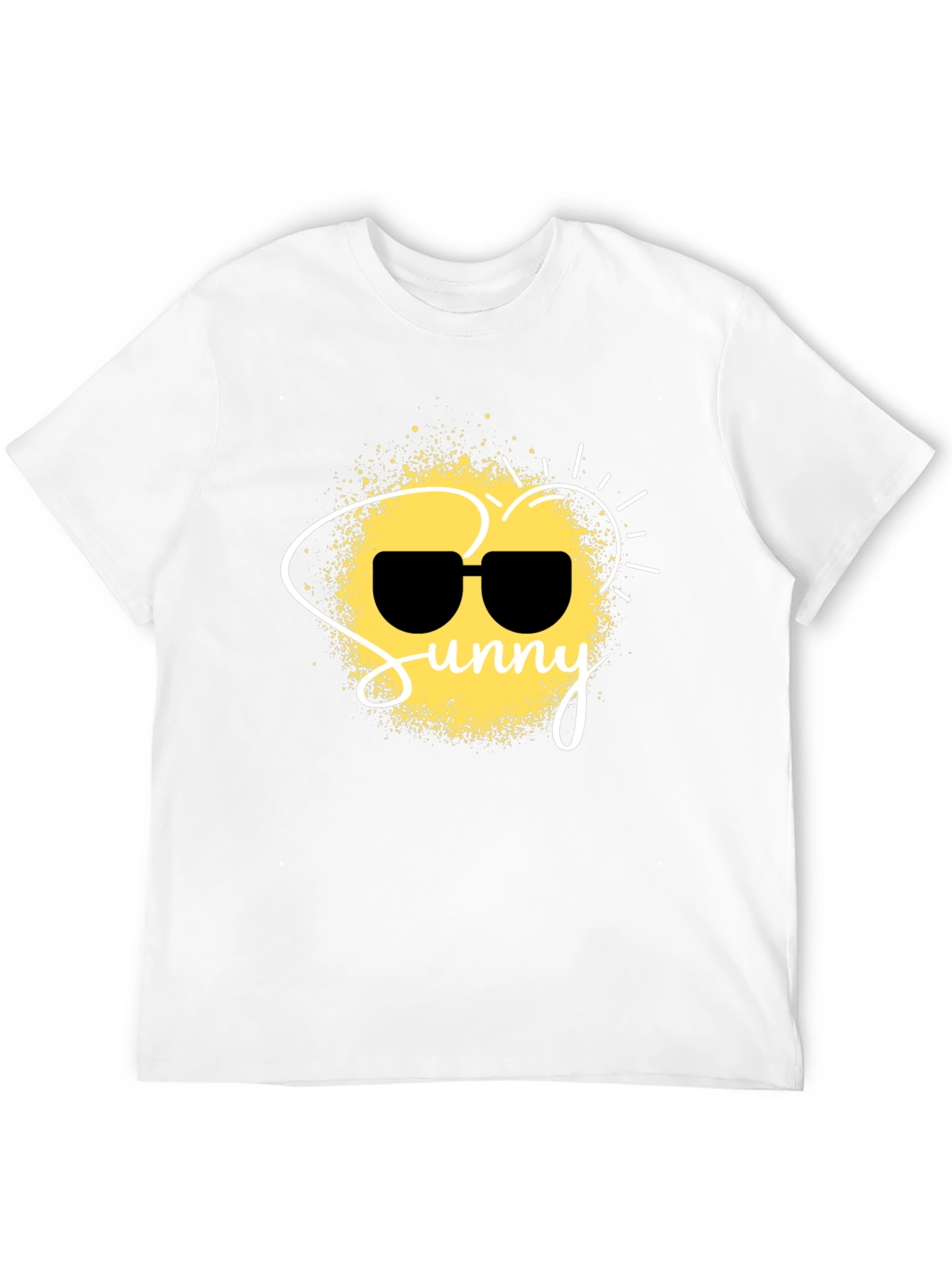 Sunny Graphic Black T-Shirt