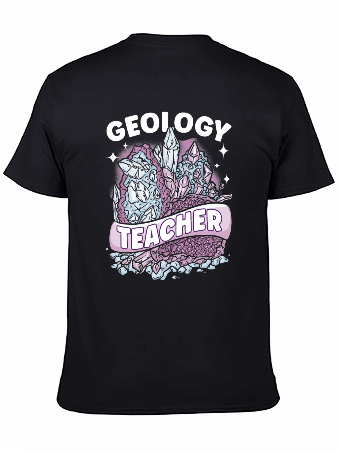 Geology Teacher T-Shirt - Crystal Design