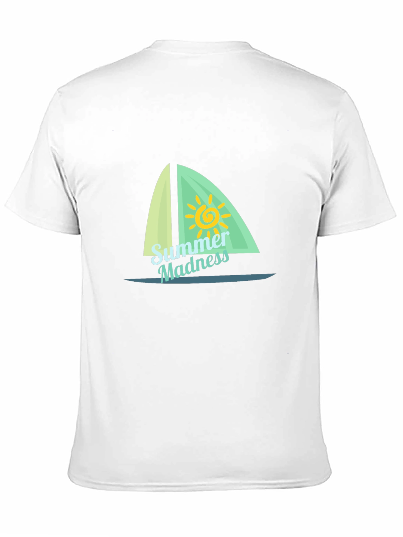 Summer Madness Sailboat T-Shirt - Black