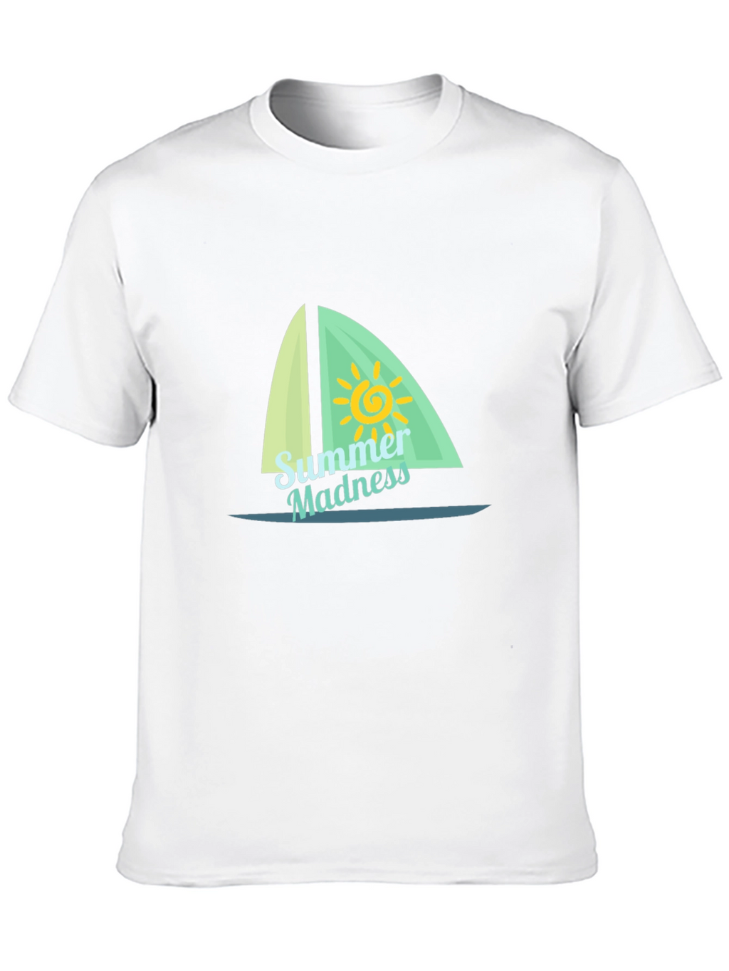 Summer Madness Sailboat T-Shirt - Black