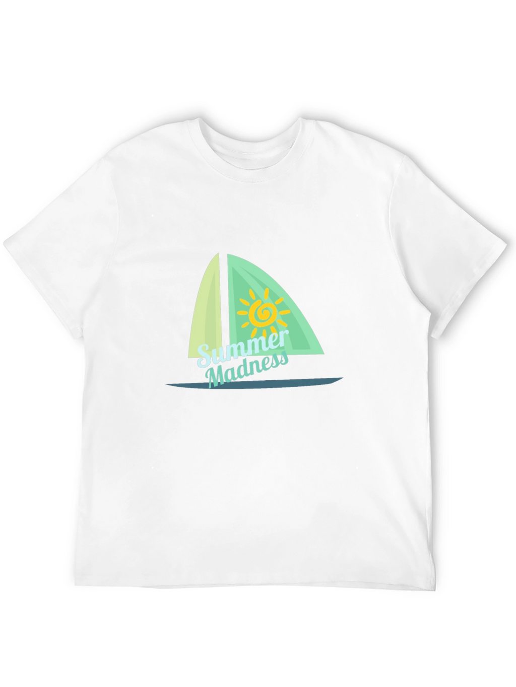 Summer Madness Sailboat T-Shirt - Black