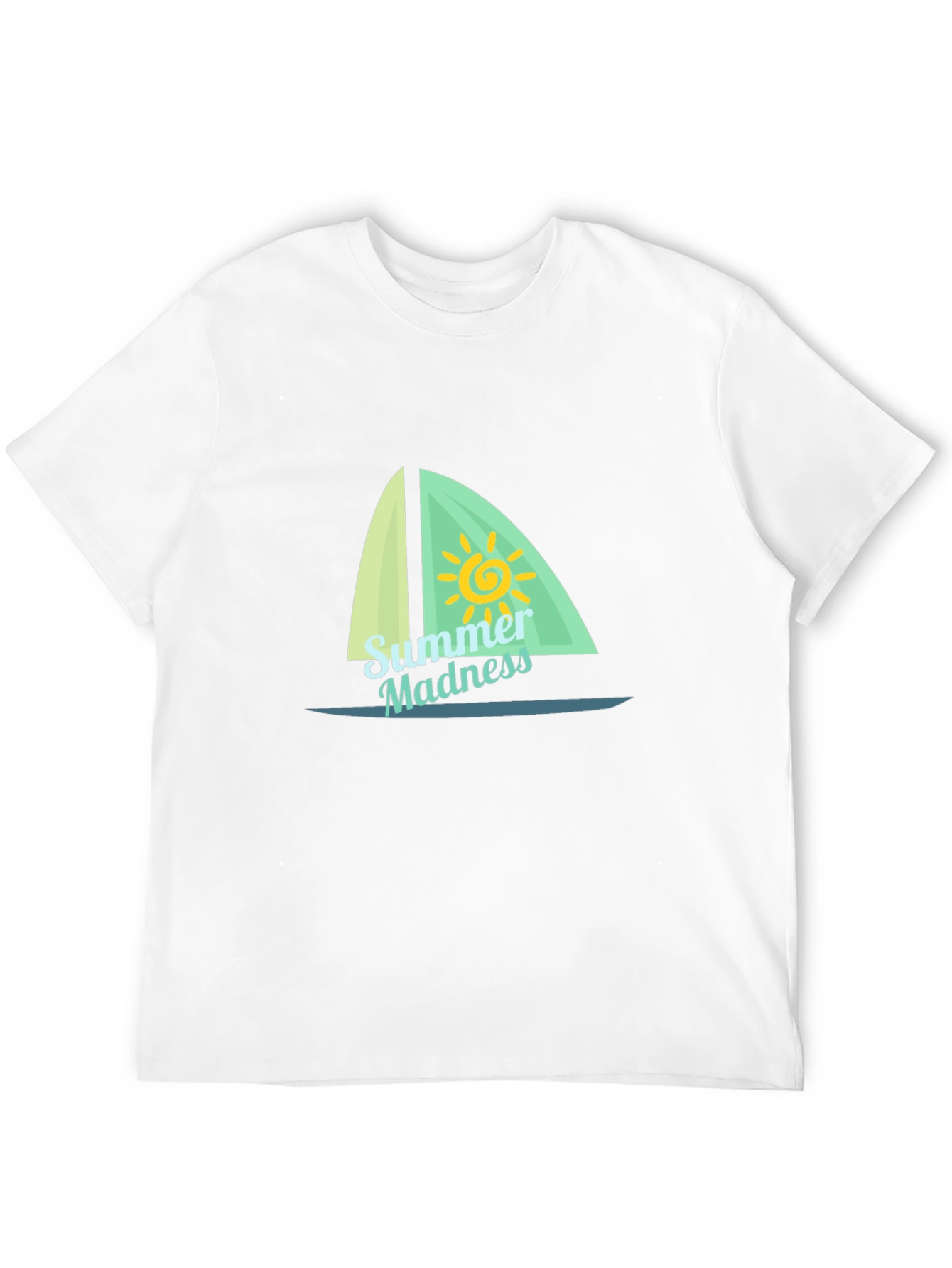 Summer Madness Sailboat T-Shirt - Black
