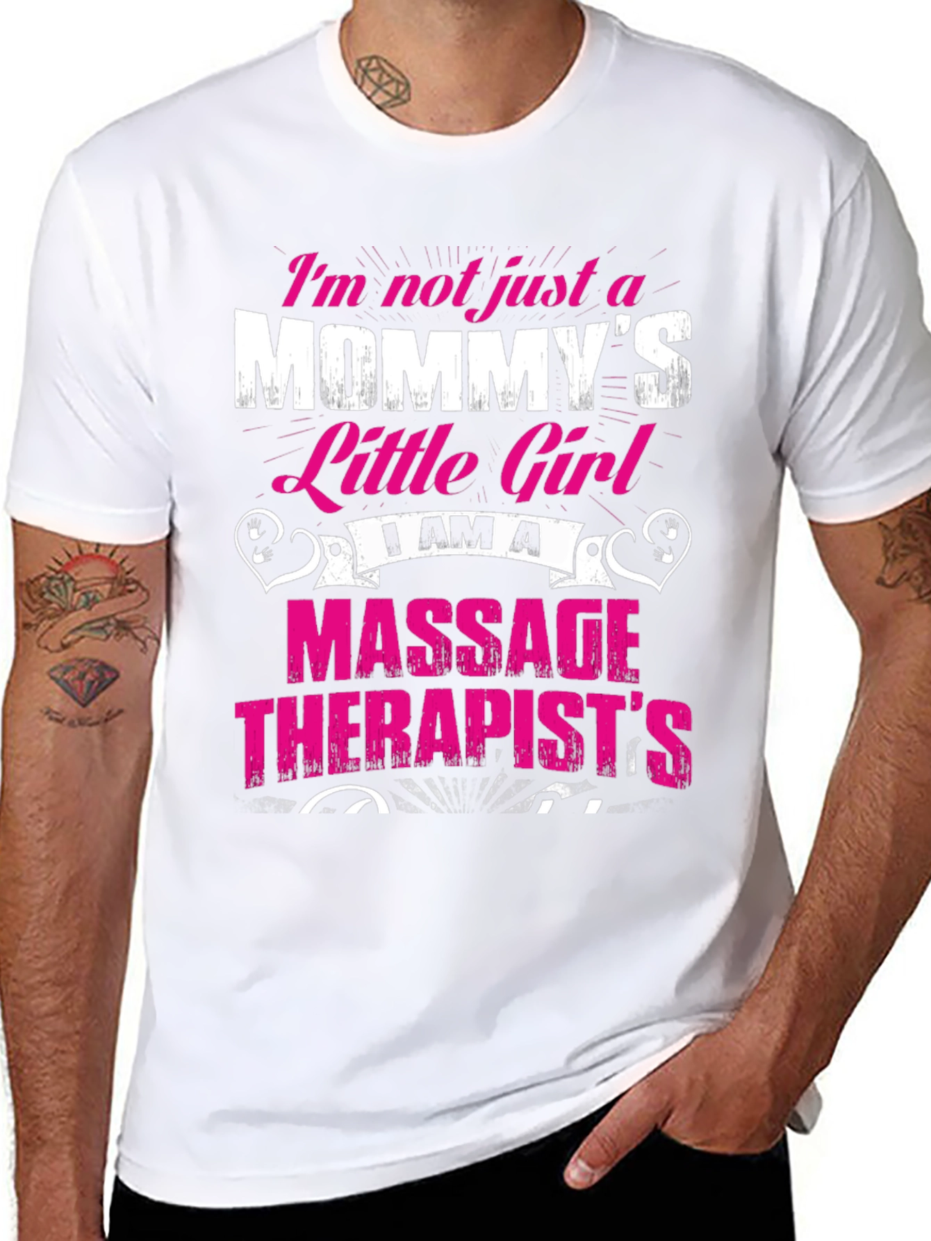 Mommys Little Girl Massage Therapist T-Shirt