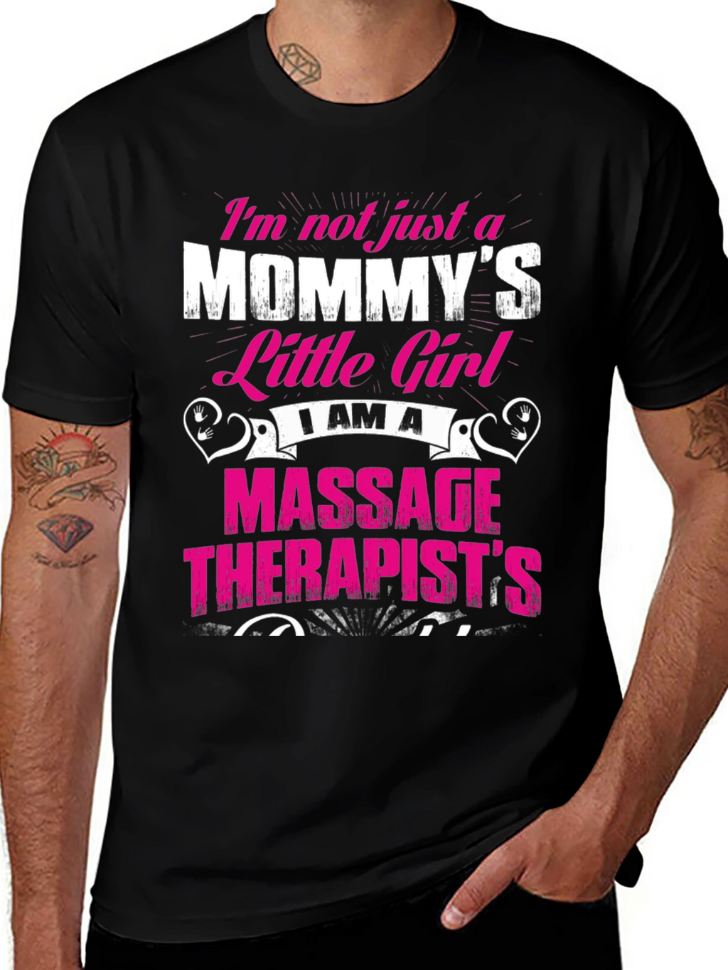 Mommys Little Girl Massage Therapist T-Shirt