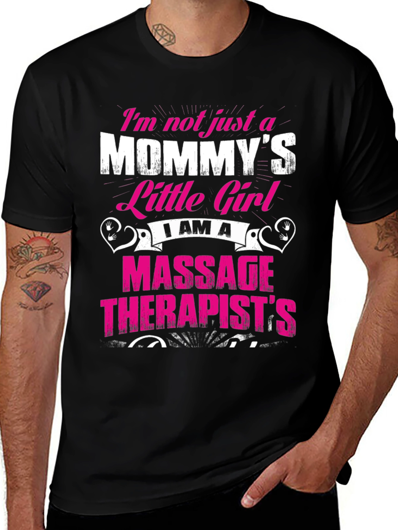 Mommys Little Girl Massage Therapist T-Shirt