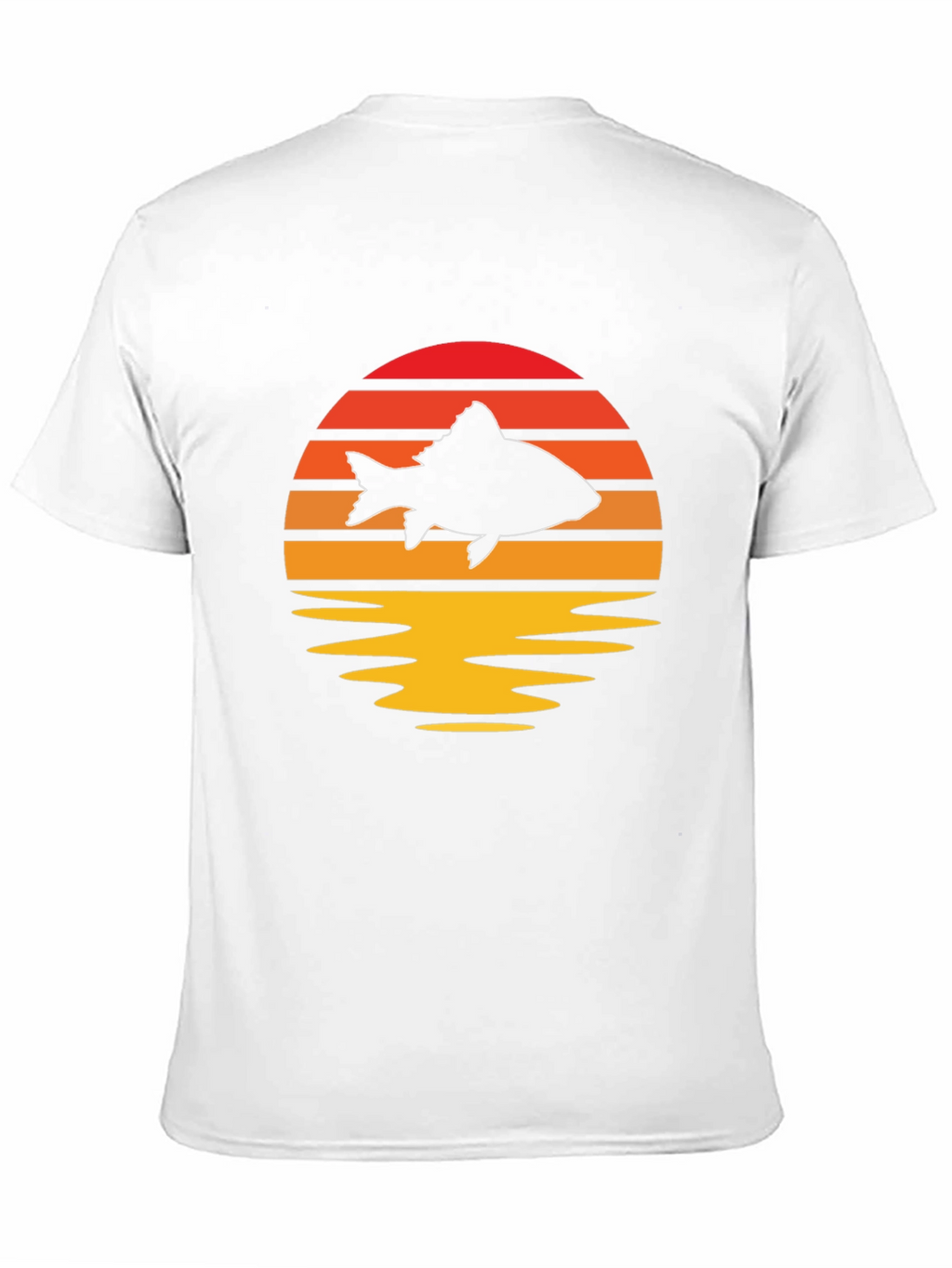 Sunset Fish Graphic Tee - Stylish & Unique
