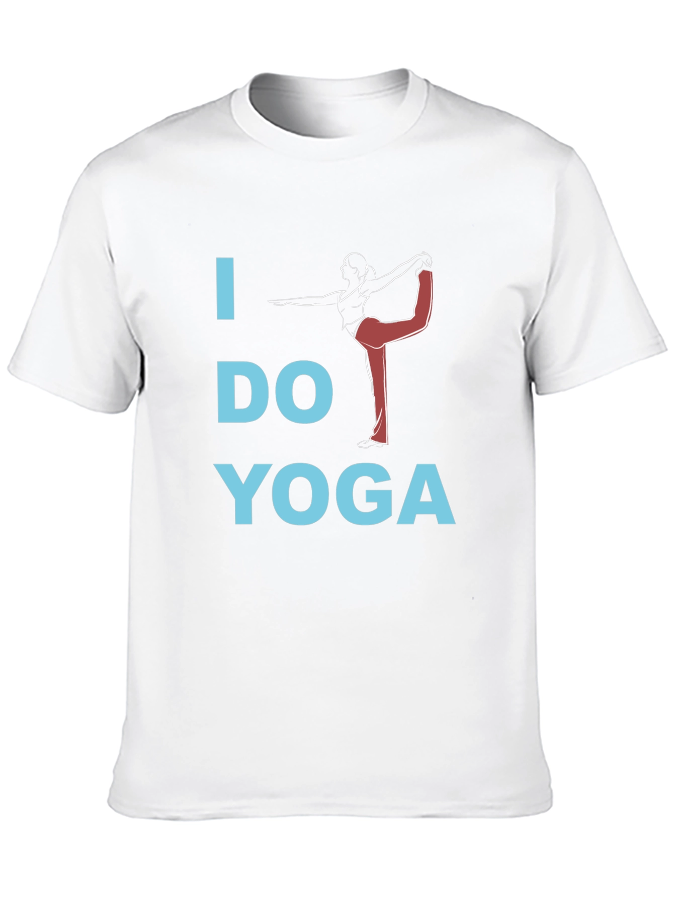 I Do Yoga Graphic Tee - Unisex Black Cotton T-Shirt