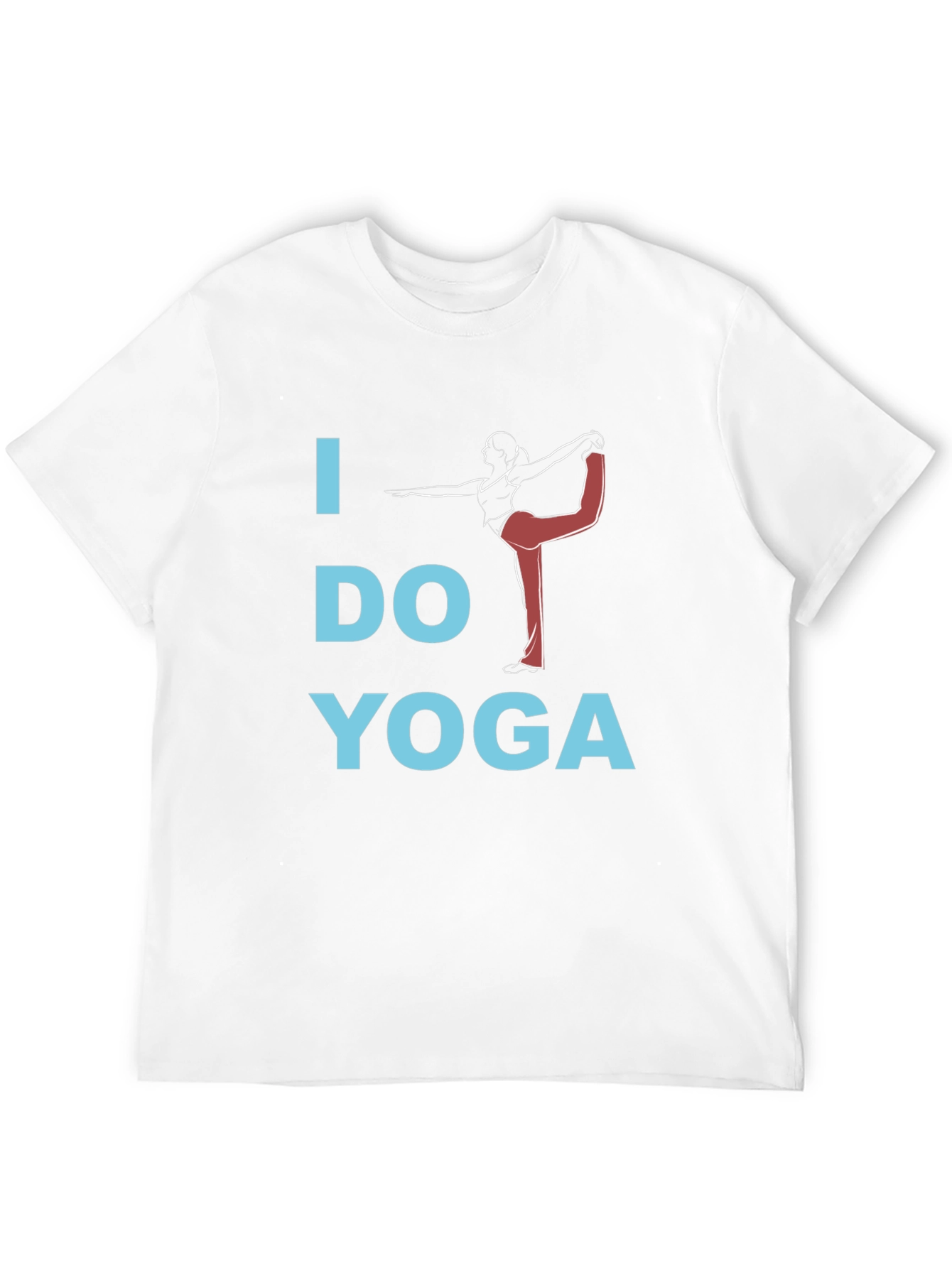 I Do Yoga Graphic Tee - Unisex Black Cotton T-Shirt