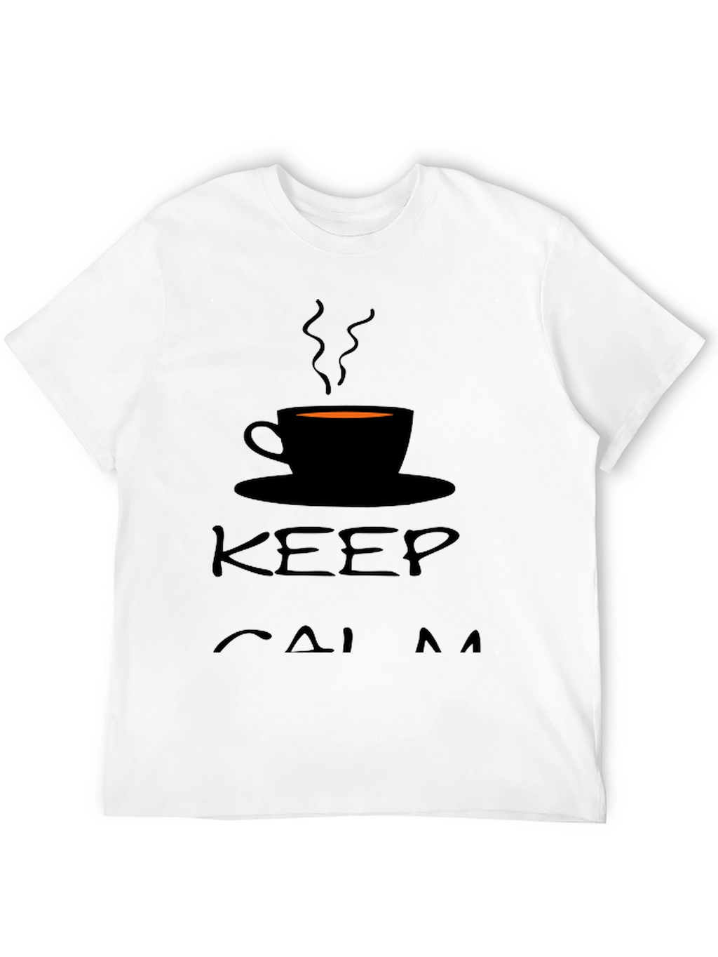 Keep Calm and Drink Coffee Black T-Shirt
