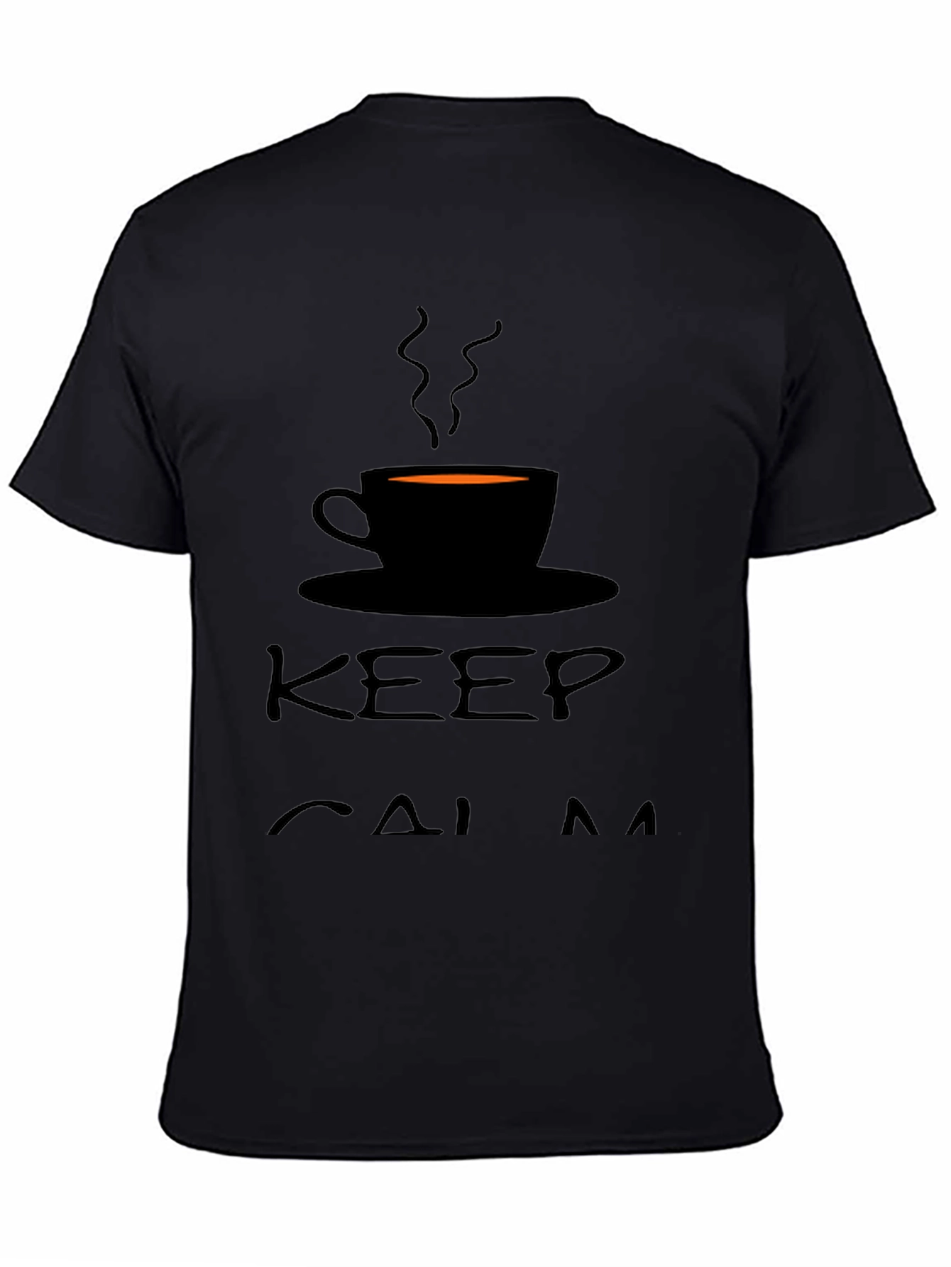 Keep Calm and Drink Coffee Black T-Shirt