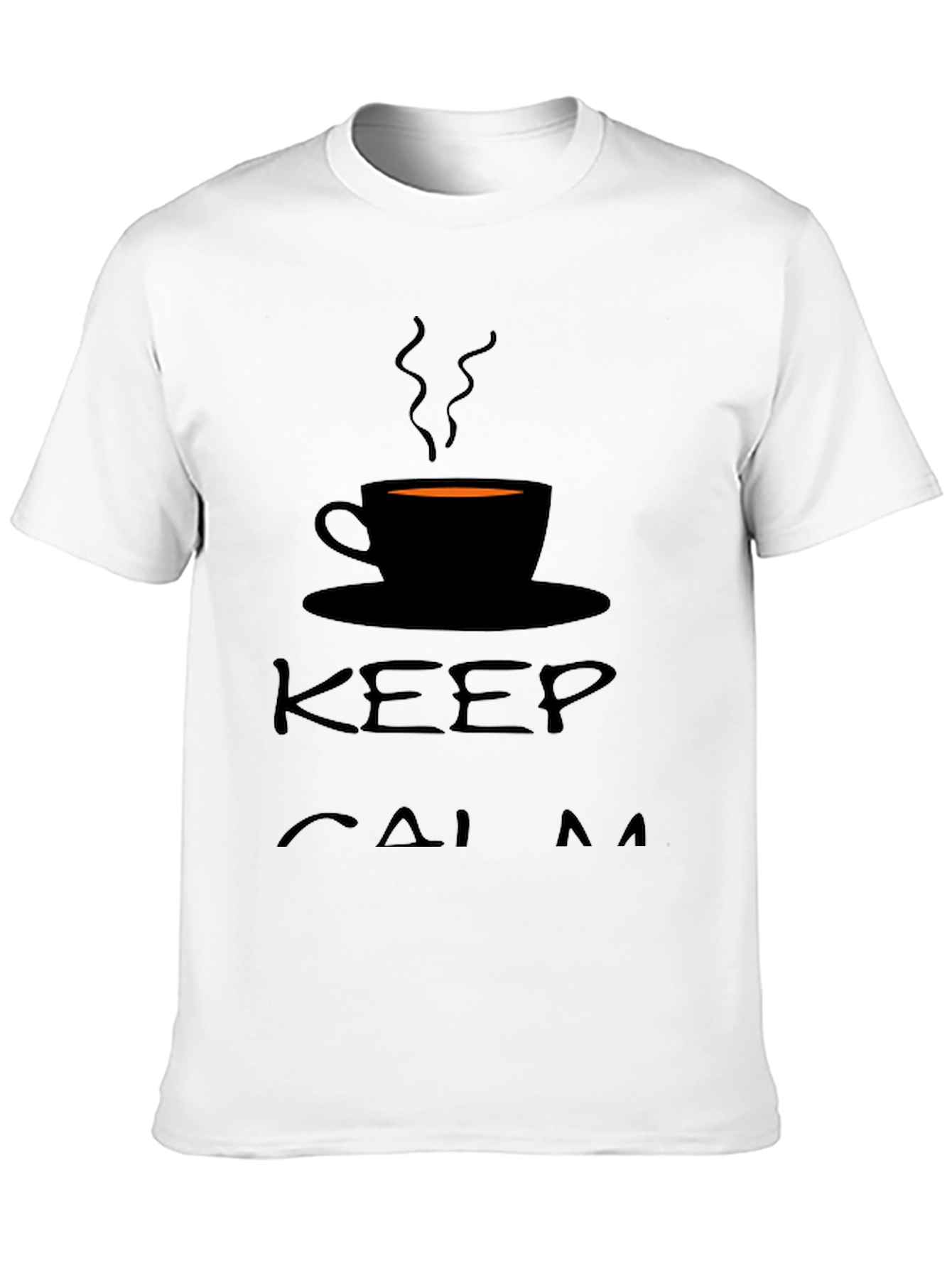 Keep Calm and Drink Coffee Black T-Shirt