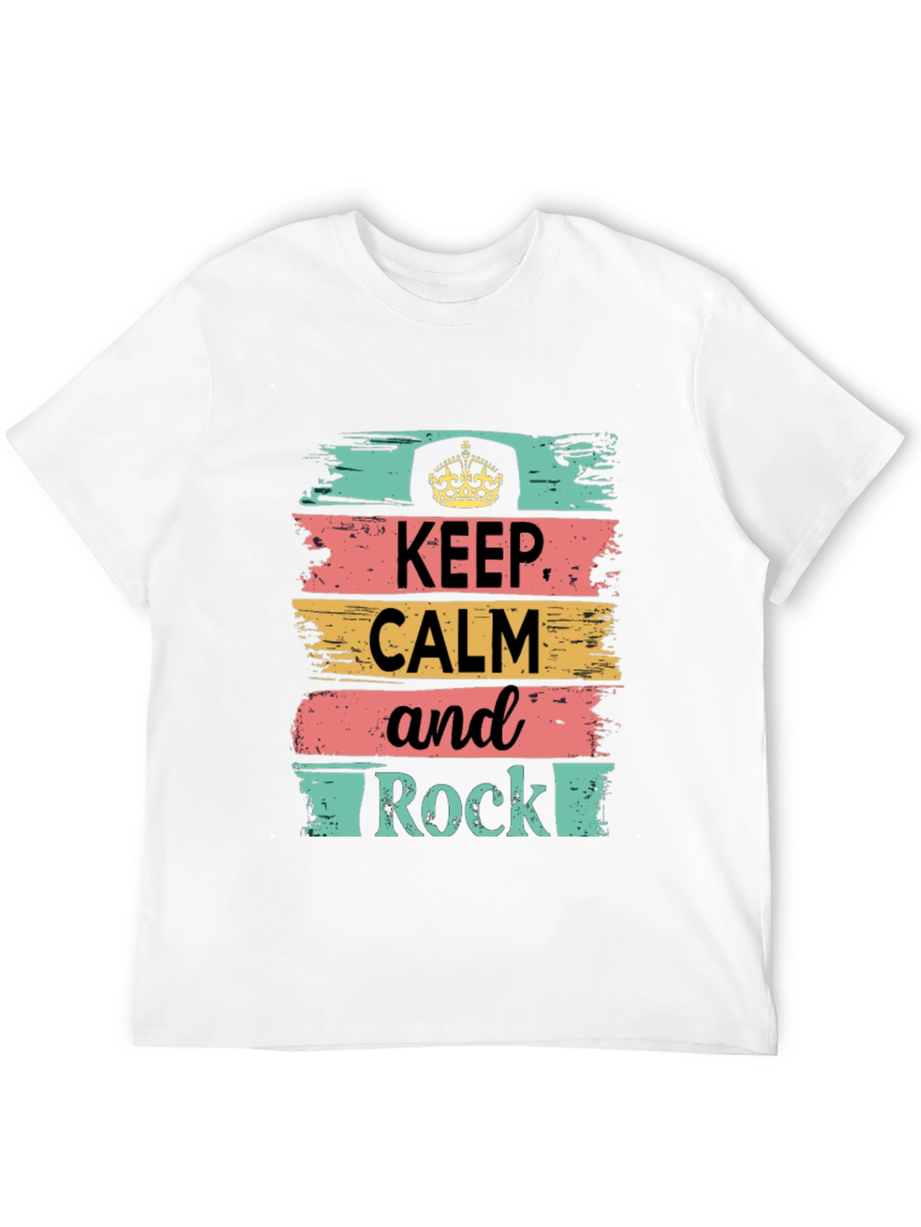 Keep Calm and Rock T-Shirt - Stylish Graphic Tee