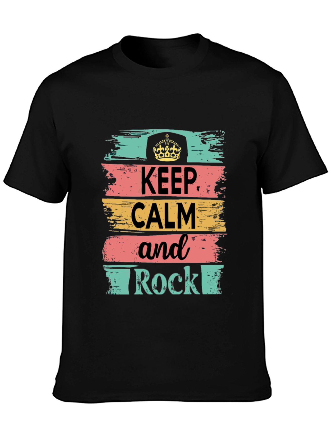 Keep Calm and Rock T-Shirt - Stylish Graphic Tee