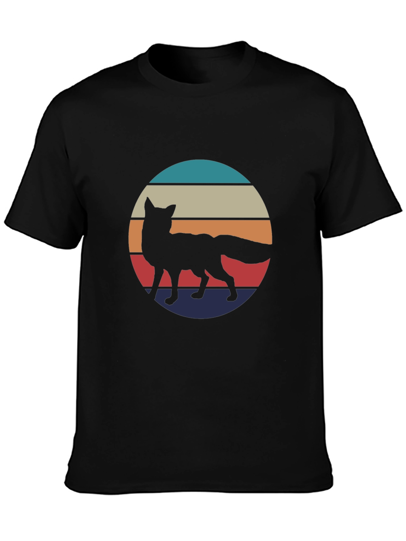 Retro Fox Silhouette Tee
