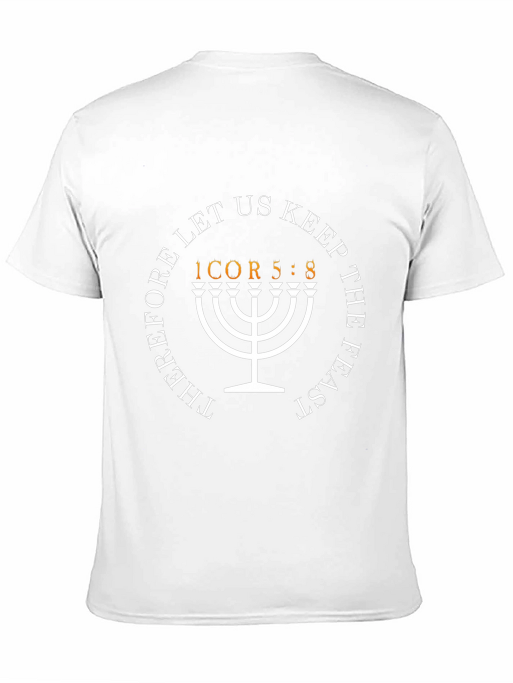 Christian Menorah Graphic T-Shirt