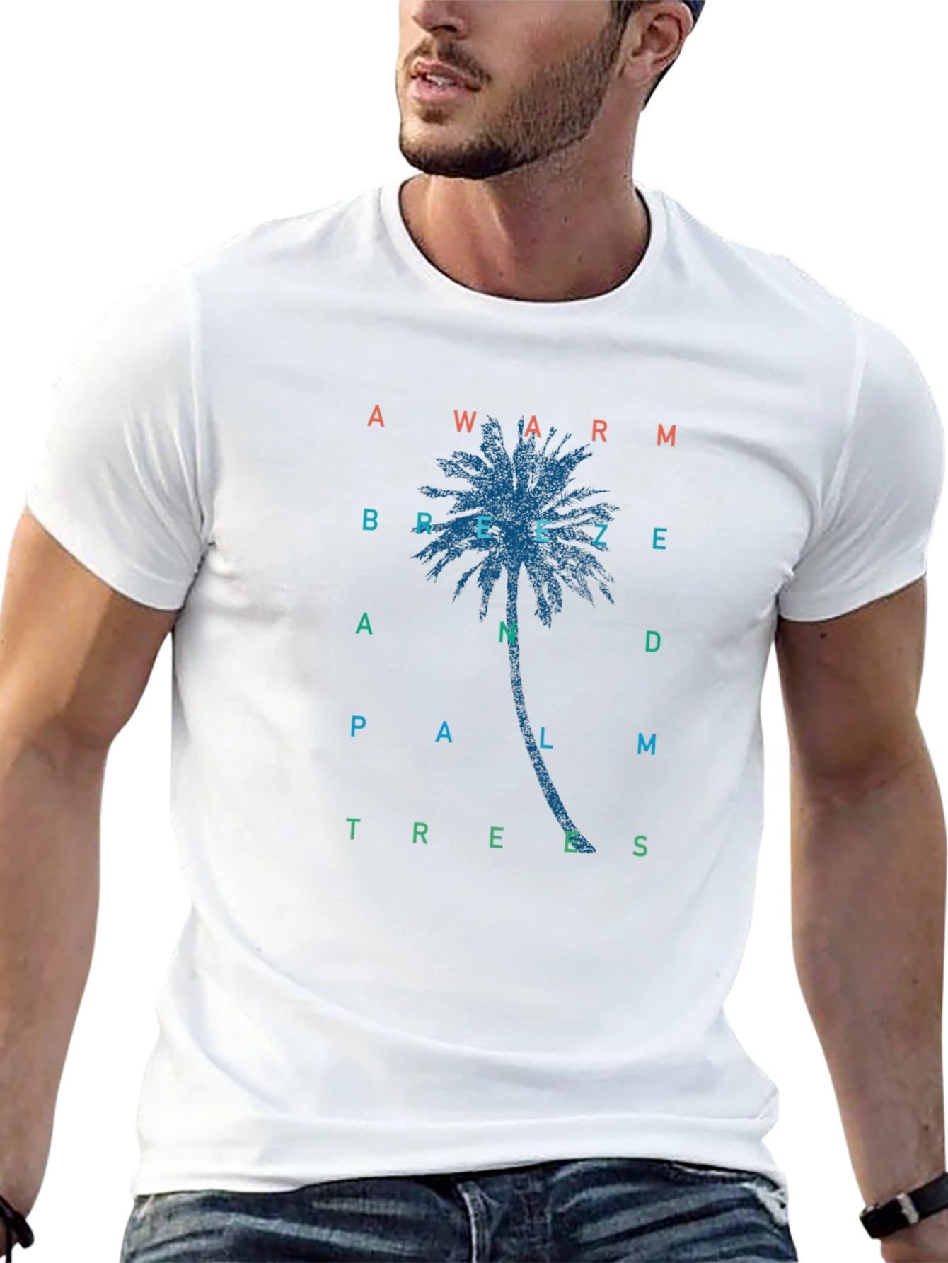 Warm Breeze Palm Trees T-Shirt