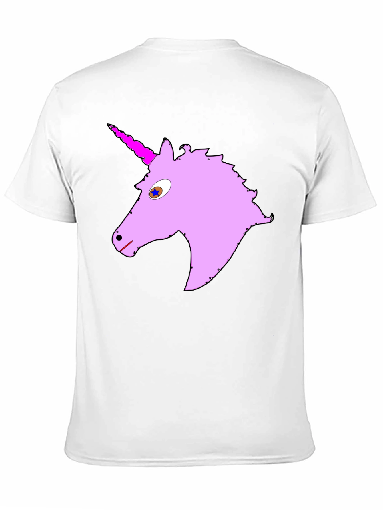 Unicorn Graphic Tee - Black Cotton Blend