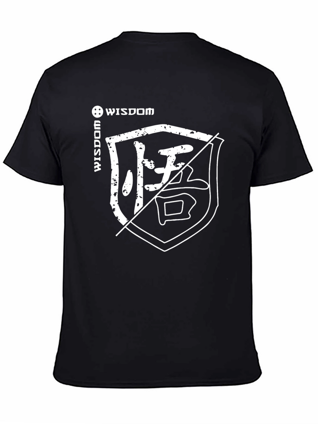 Wisdom Graphic Black T-Shirt