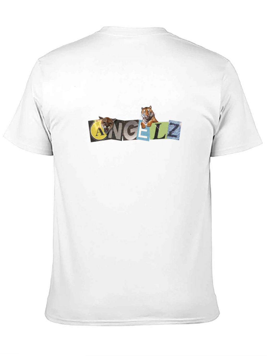 ANGELZ Graphic Print Black T-Shirt
