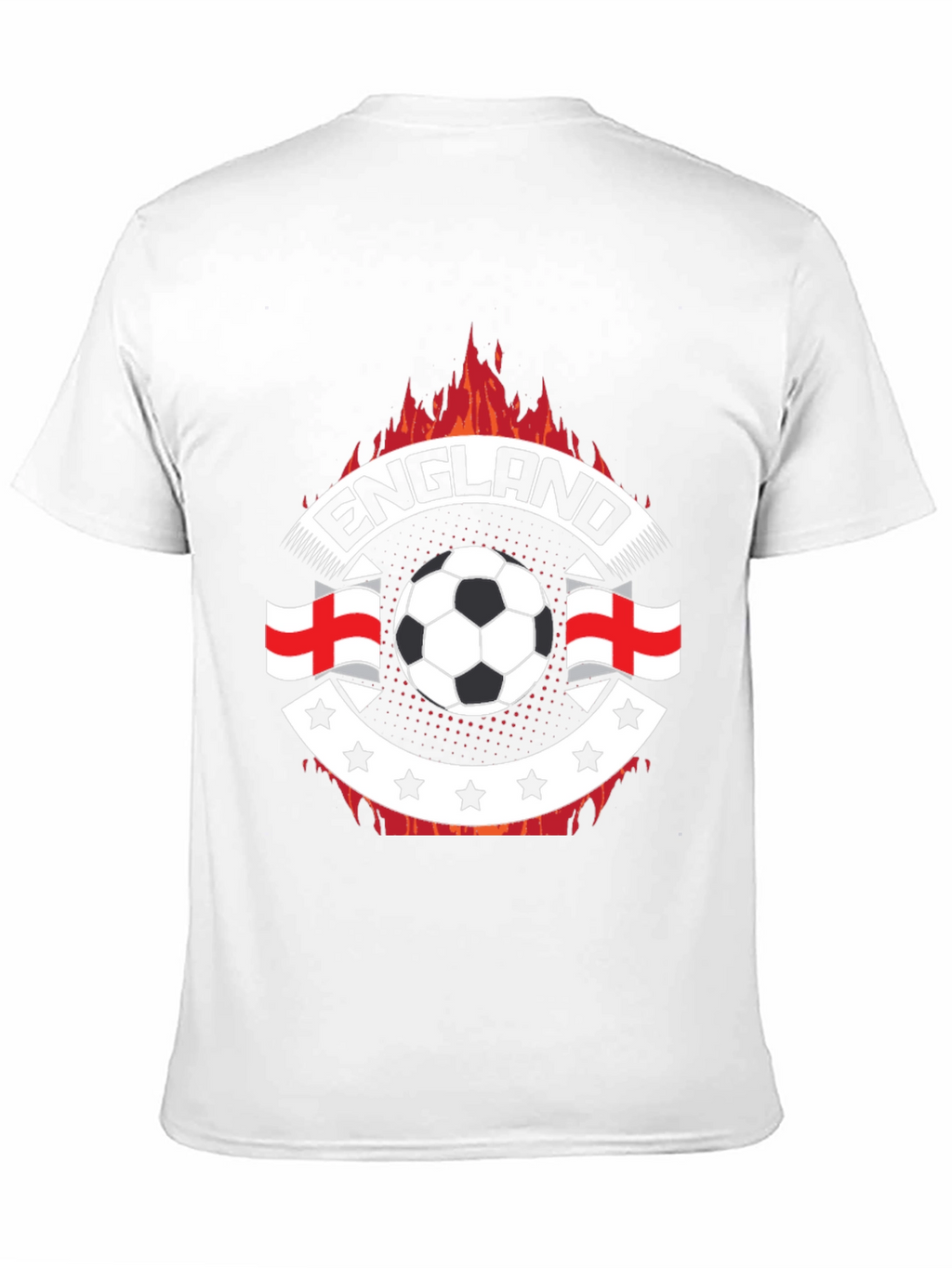 England Soccer Fire T-Shirt