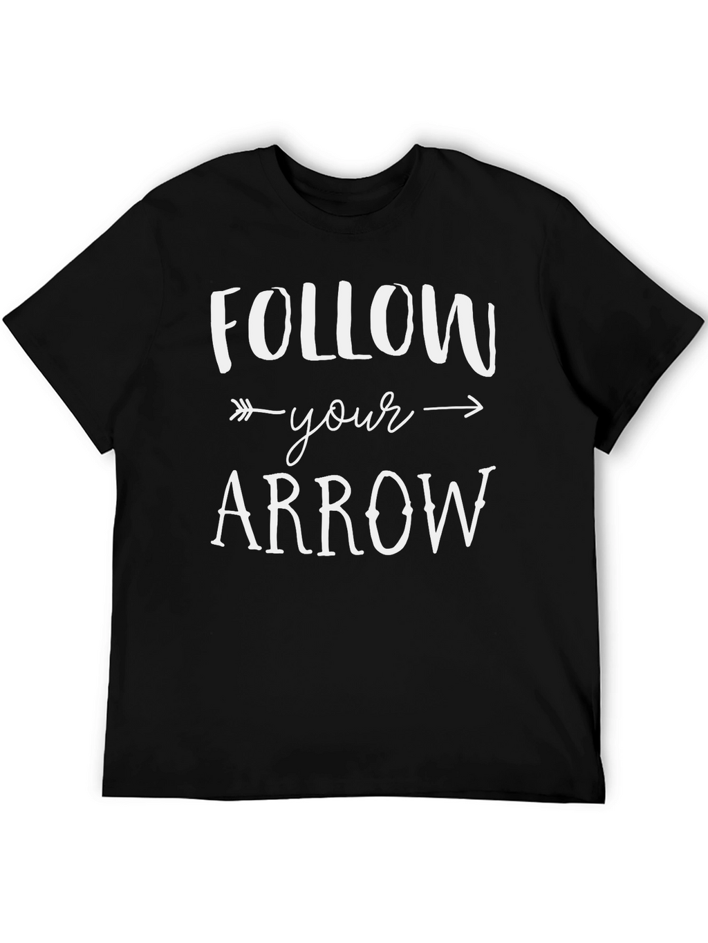 Follow Your Arrow Graphic Tee - Black