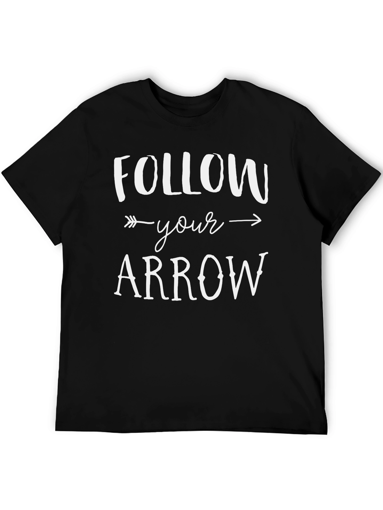 Follow Your Arrow Graphic Tee - Black