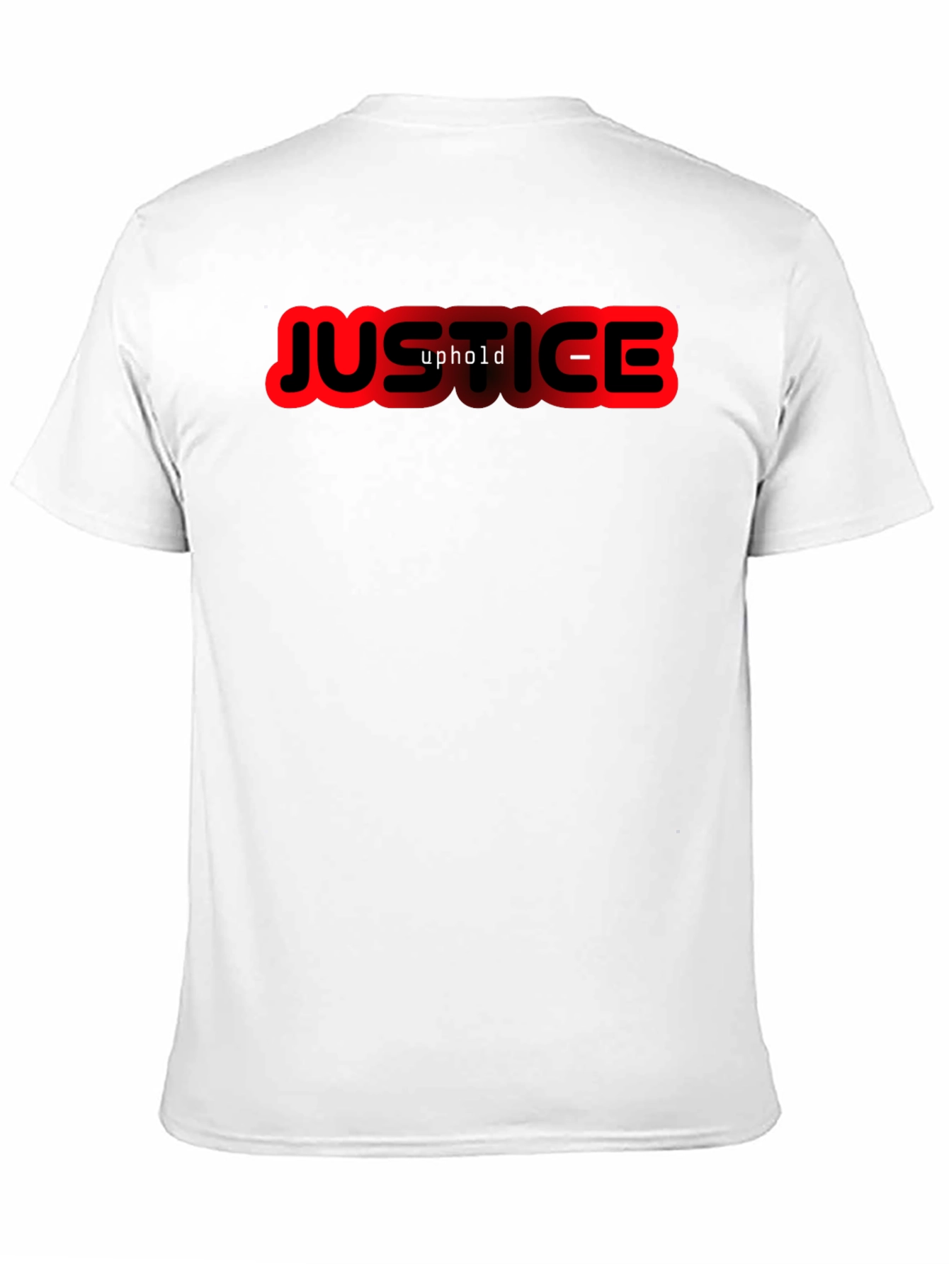Justice Uphold T-Shirt - Graphic Print Tee