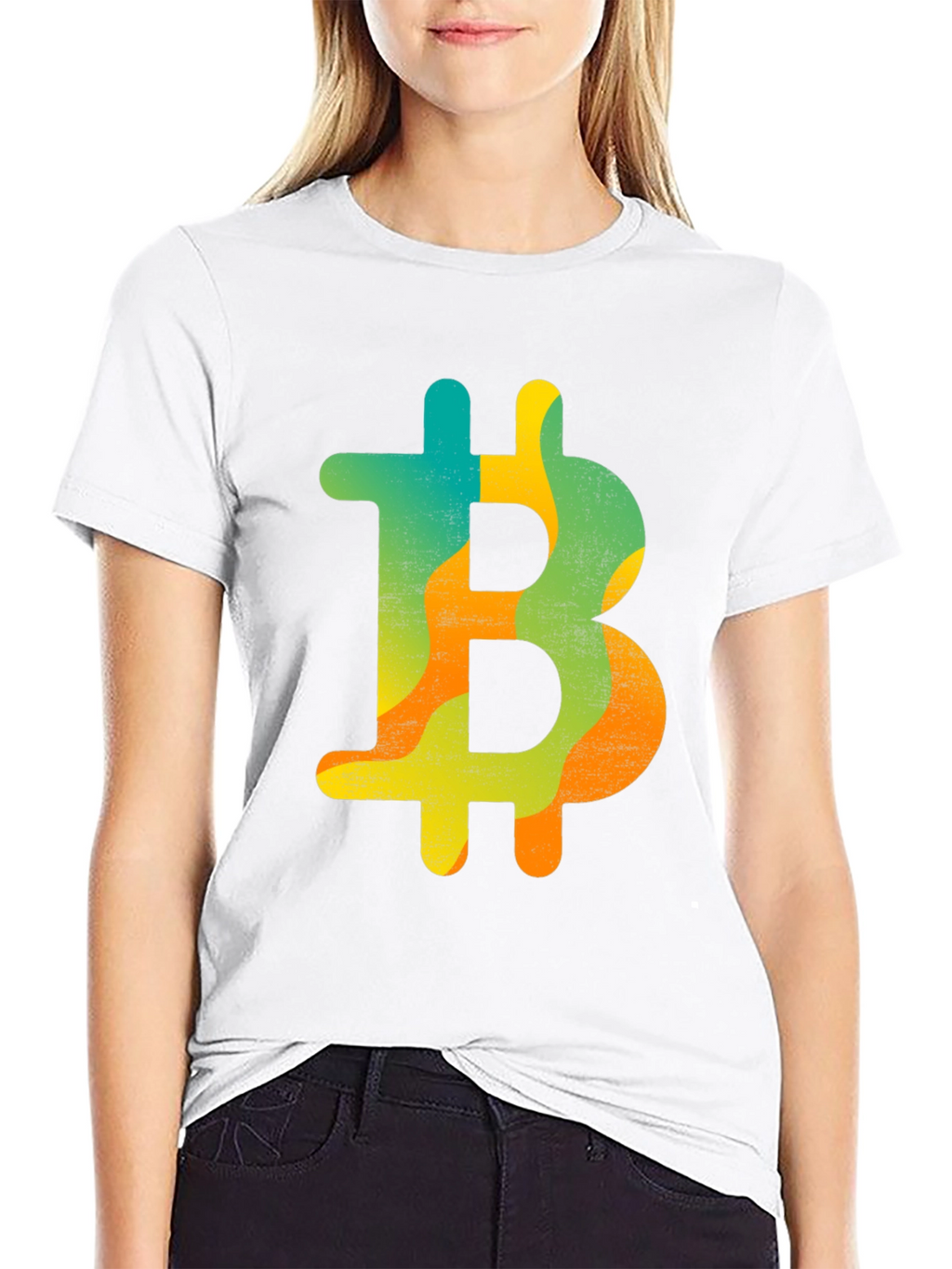 Bitcoin Symbol Graphic Tee - Crypto Currency Shirt
