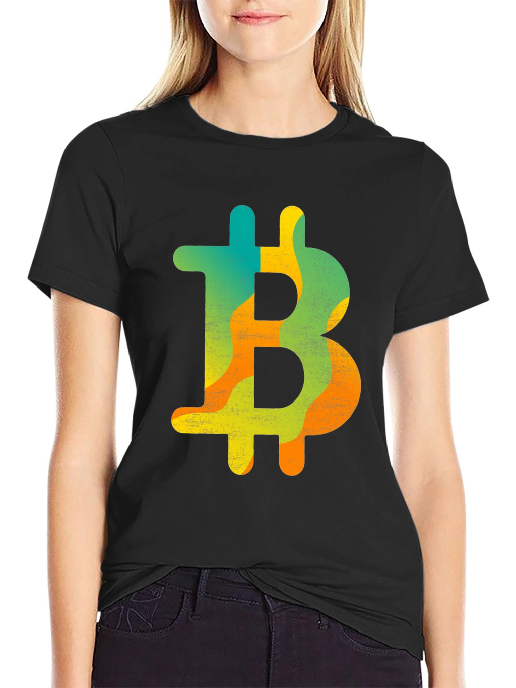 Bitcoin Symbol Graphic Tee - Crypto Currency Shirt