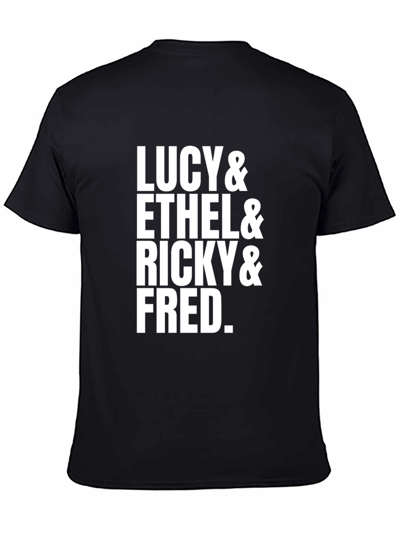 I Love Lucy T-Shirt Lucy Ethel Ricky Fred Fan Tee