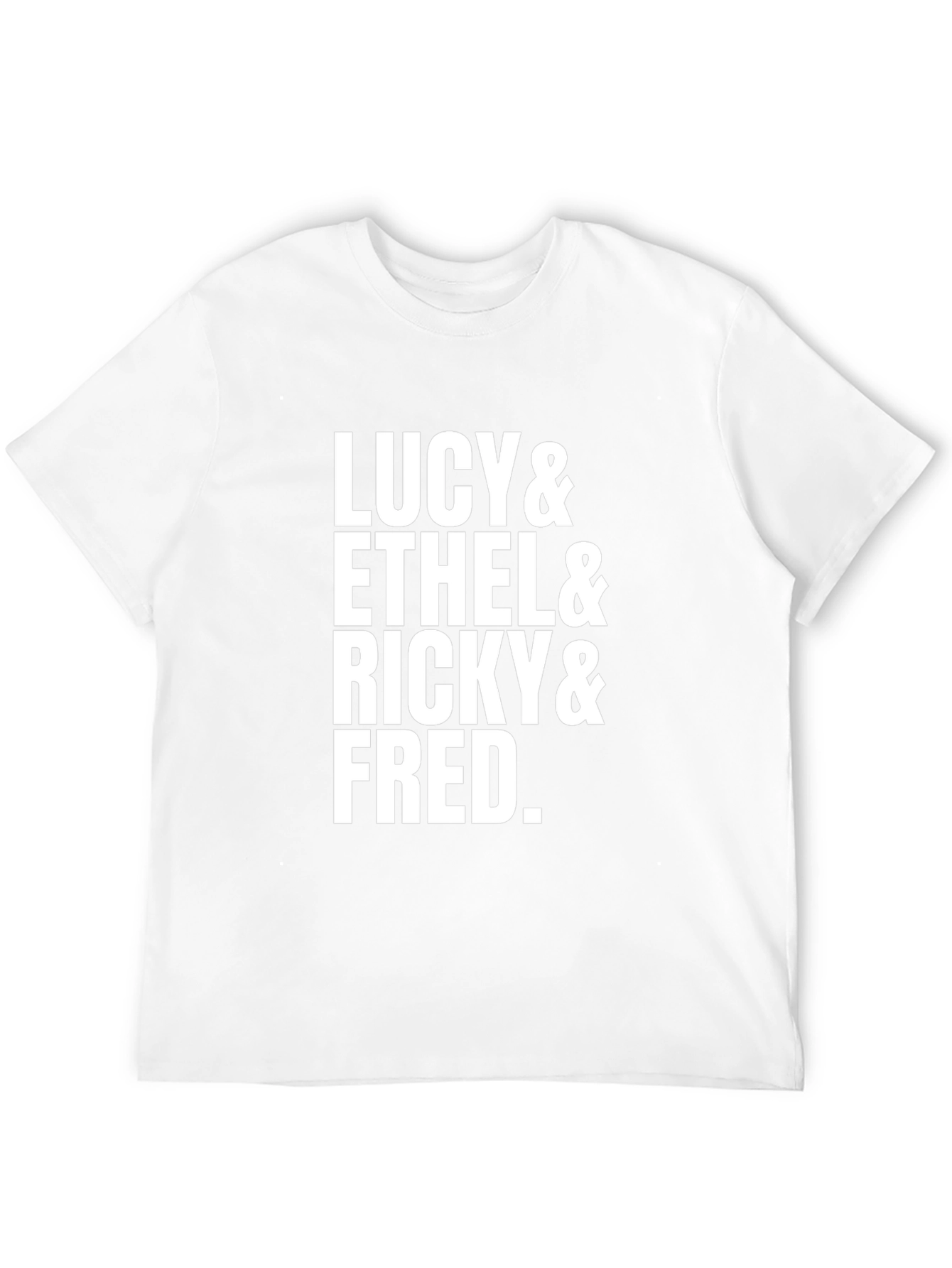 I Love Lucy T-Shirt Lucy Ethel Ricky Fred Fan Tee