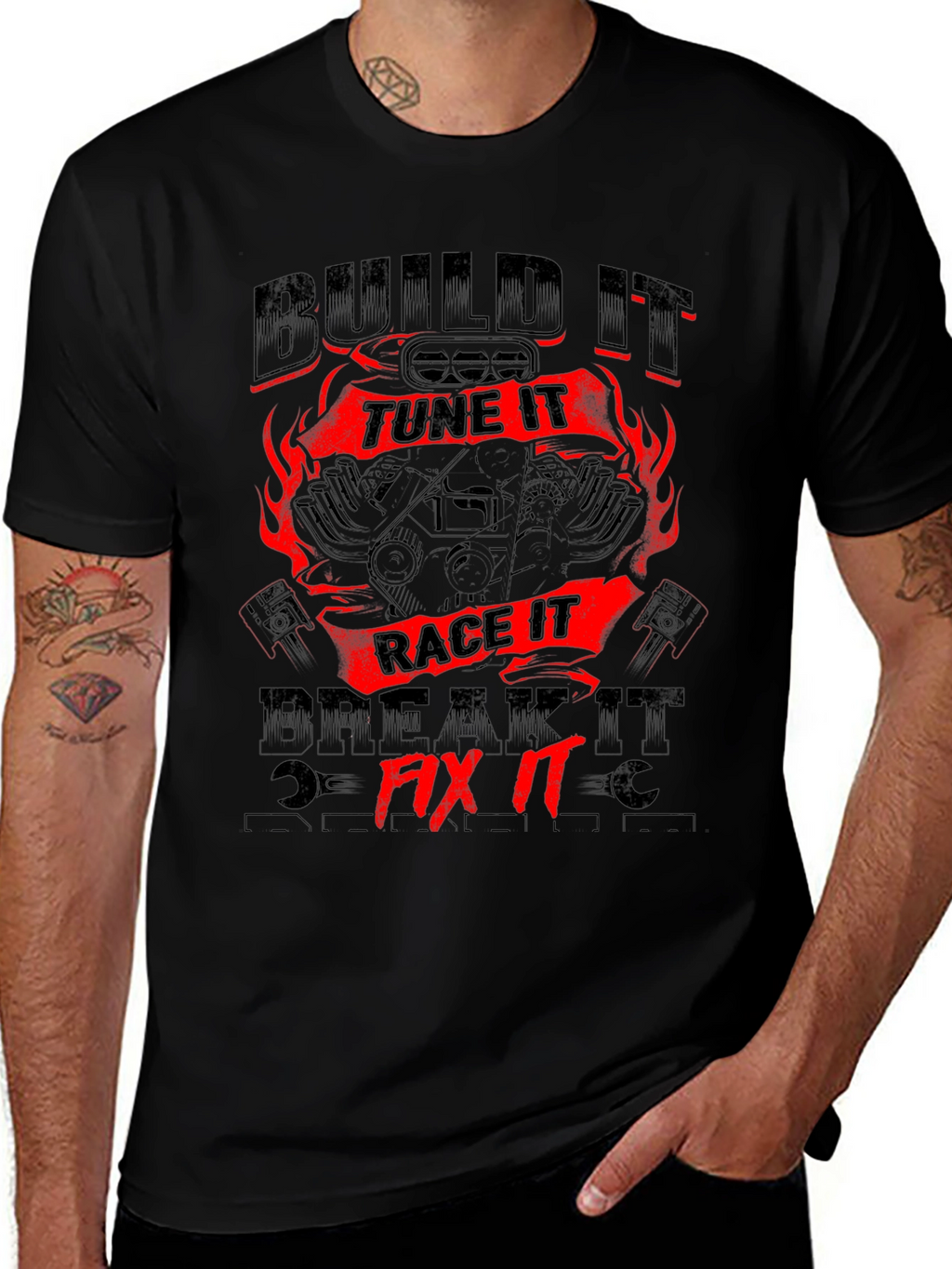 Build It Tune It Race It T-Shirt