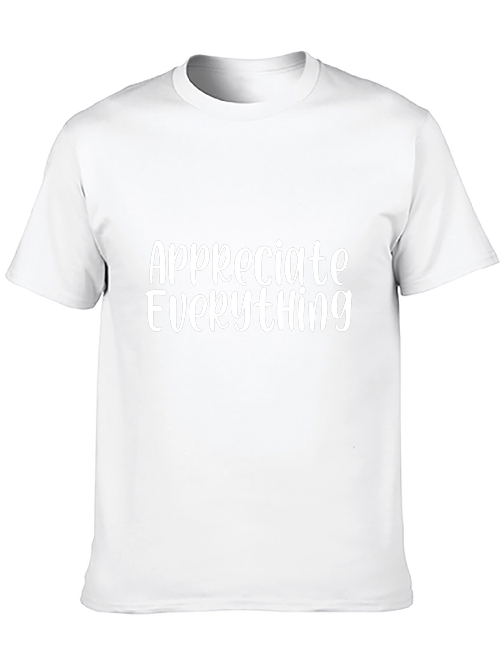 Appreciate Everything Black Graphic Tee
