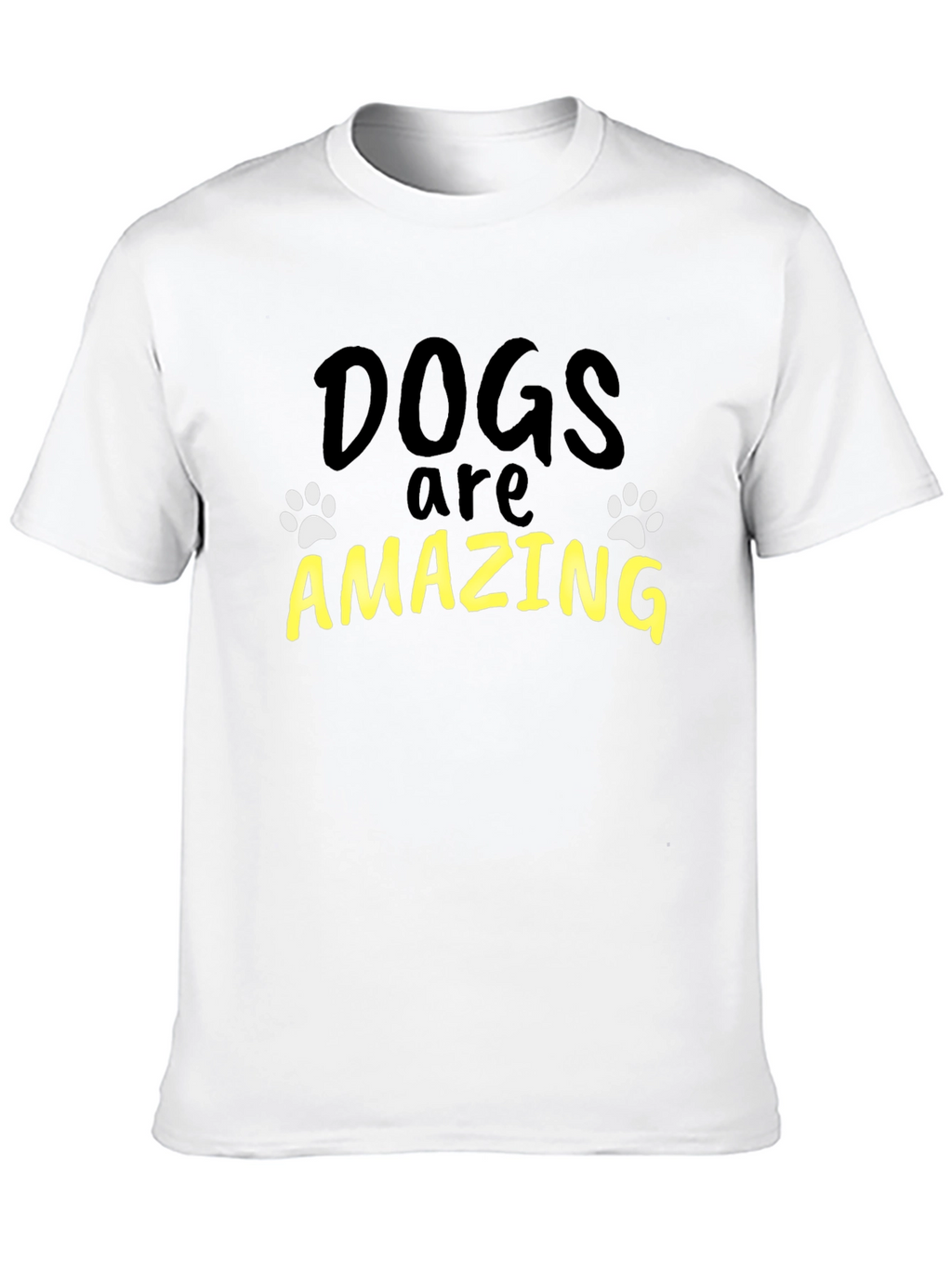 Dogs are Amazing Black Graphic Tee