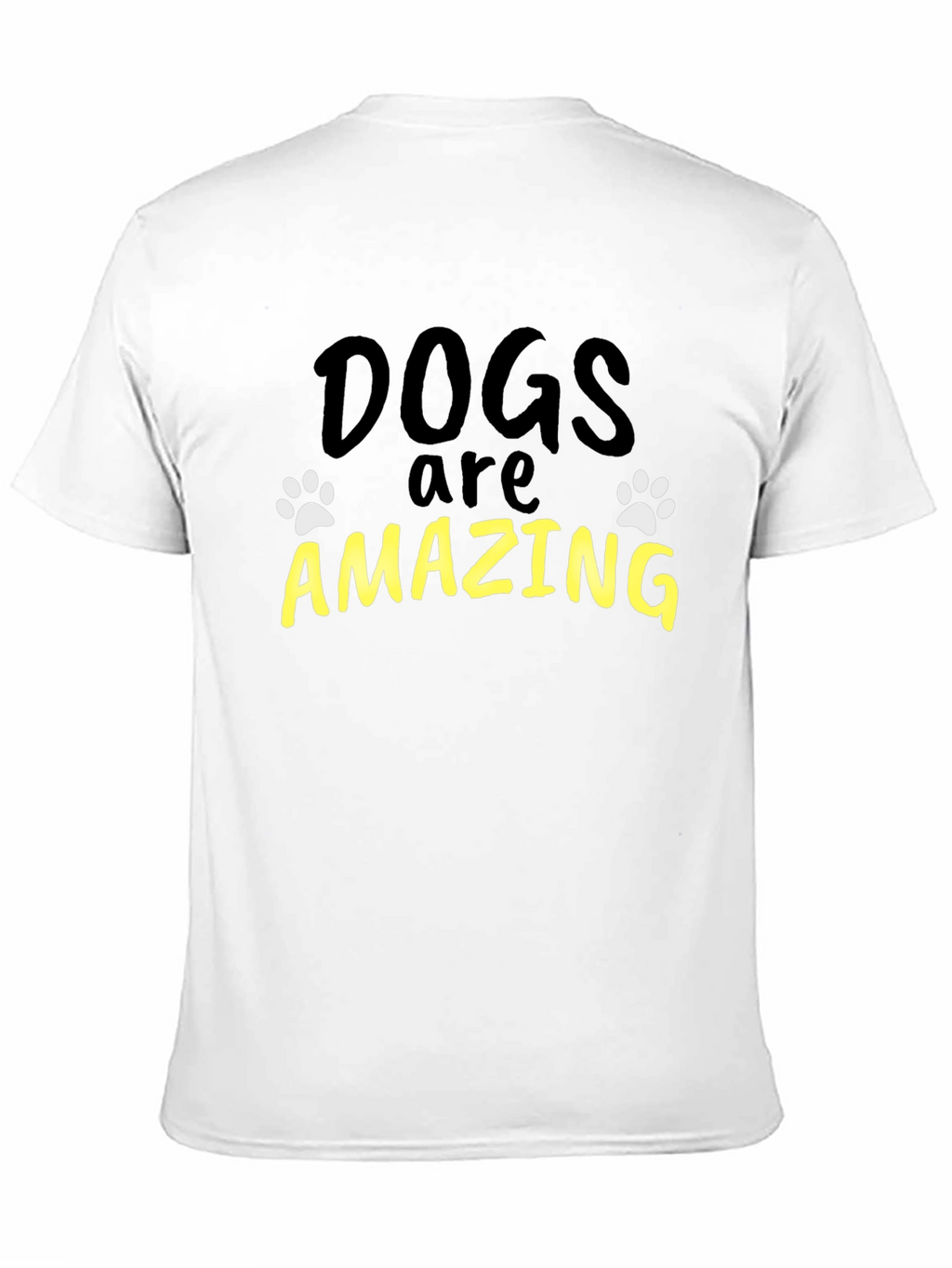 Dogs are Amazing Black Graphic Tee