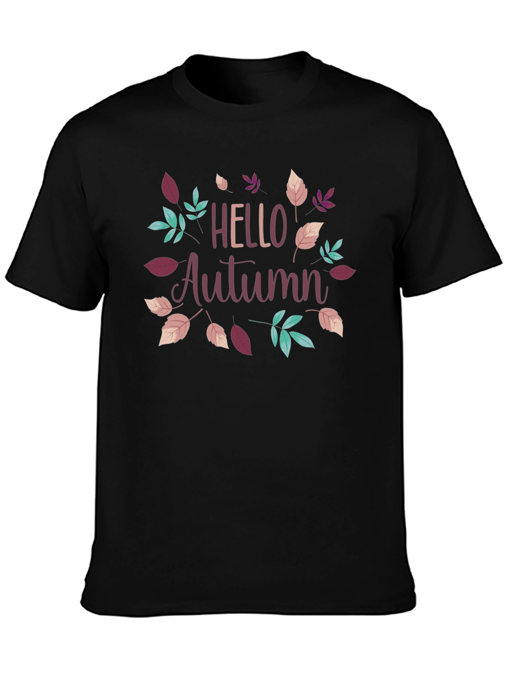 Hello Autumn Graphic Tee - Fall Season Shirt
