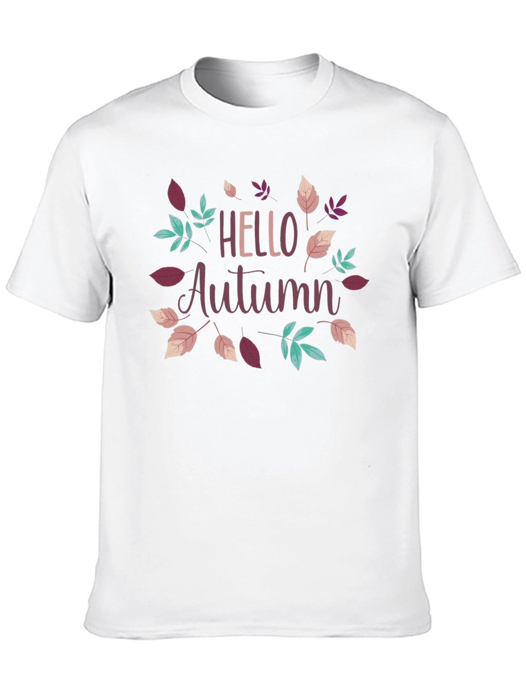 Hello Autumn Graphic Tee - Fall Season Shirt