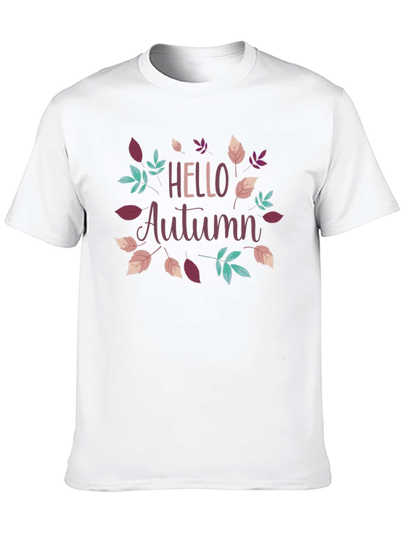 Hello Autumn Graphic Tee - Fall Season Shirt