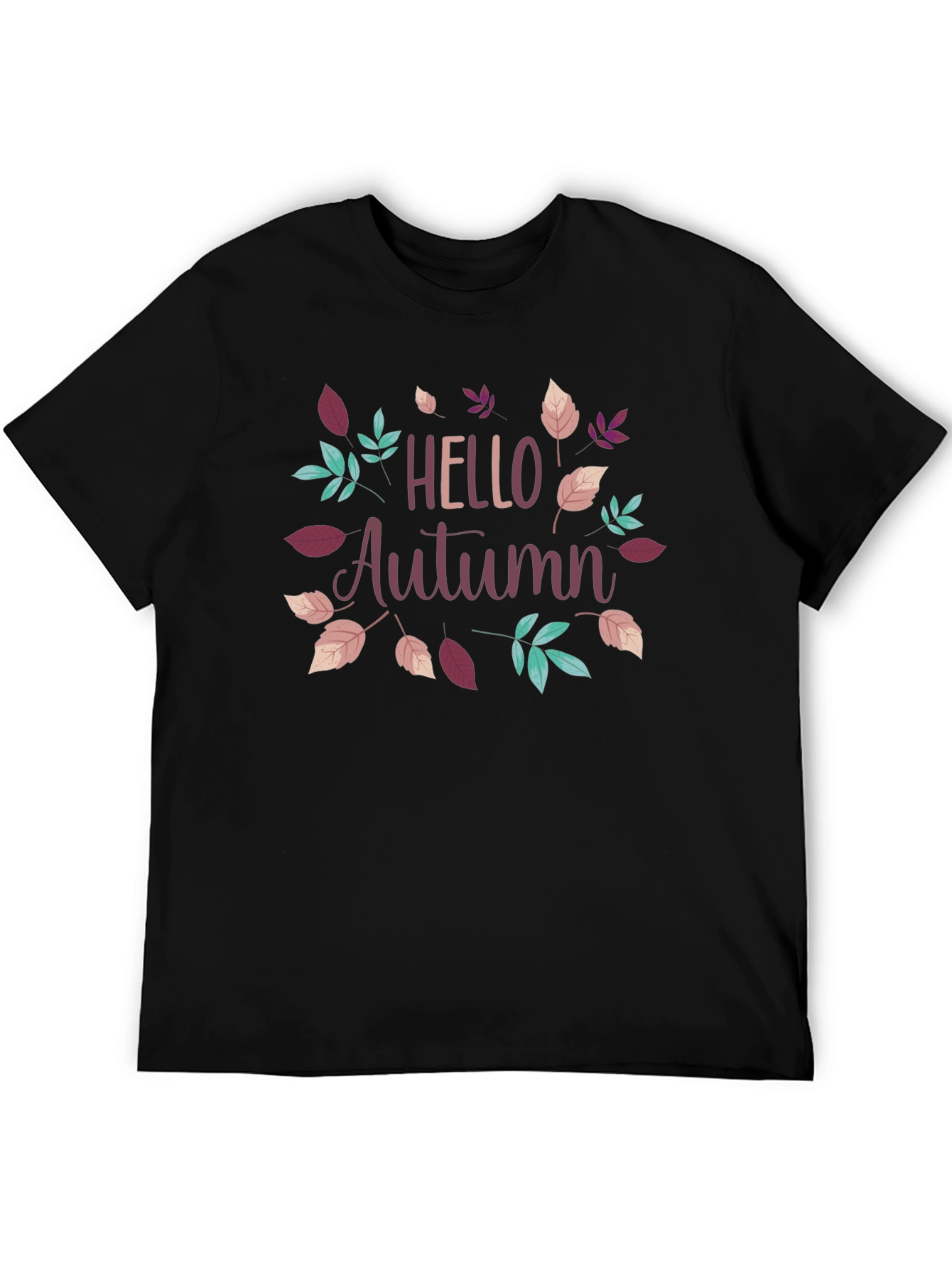 Hello Autumn Graphic Tee - Fall Season Shirt