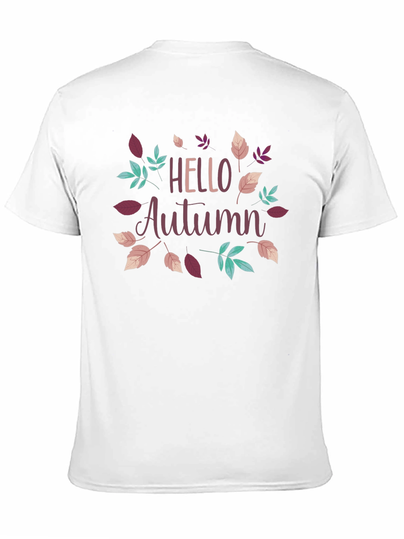 Hello Autumn Graphic Tee - Fall Season Shirt