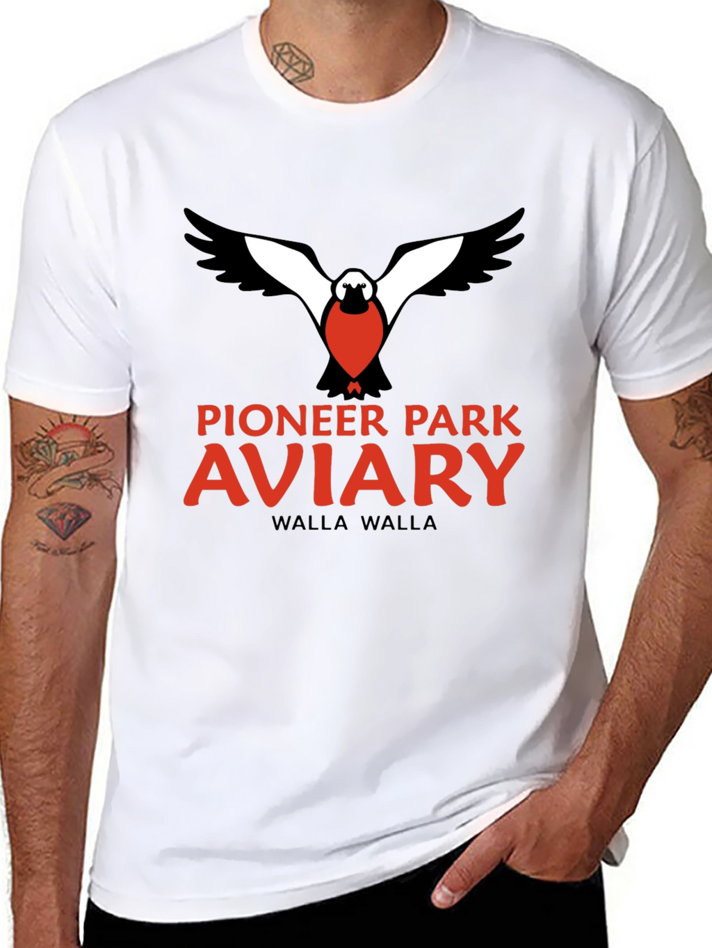 Pioneer Park Aviary T-Shirt - Walla Walla Bird Tee