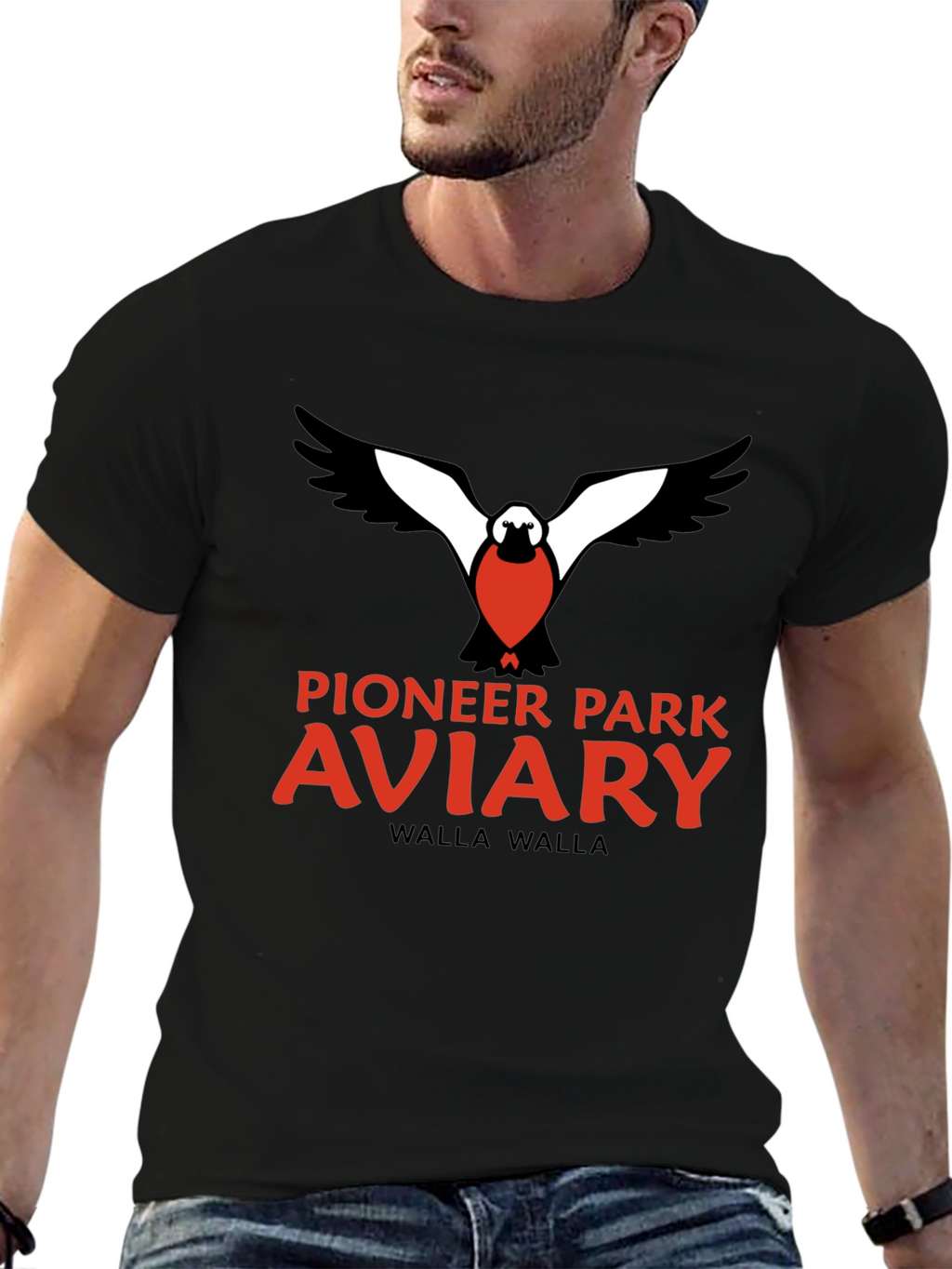 Pioneer Park Aviary T-Shirt - Walla Walla Bird Tee