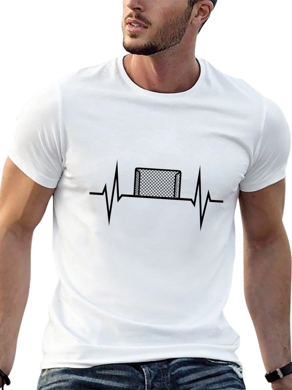 Hockey Heartbeat T-Shirt - Passion on Display
