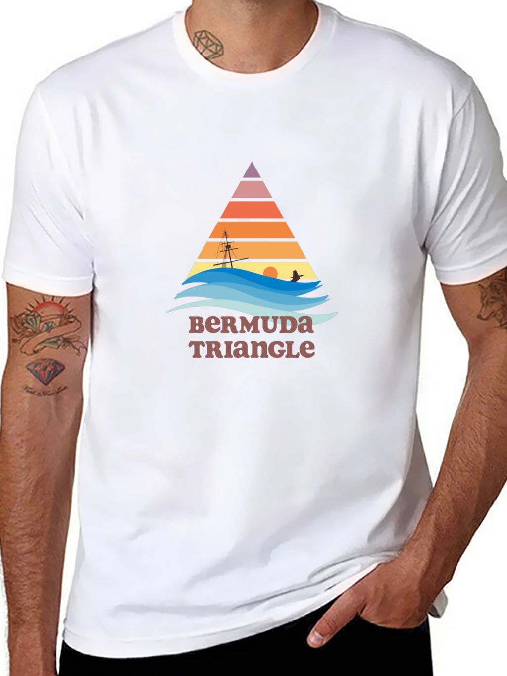Bermuda Triangle Retro T-Shirt