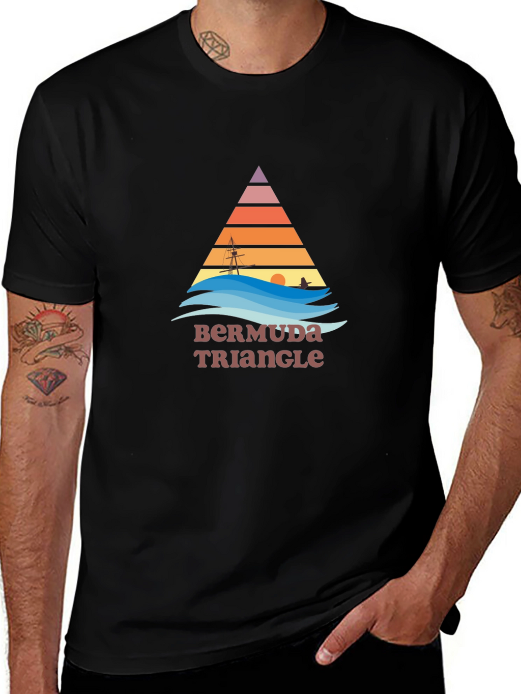 Bermuda Triangle Retro T-Shirt